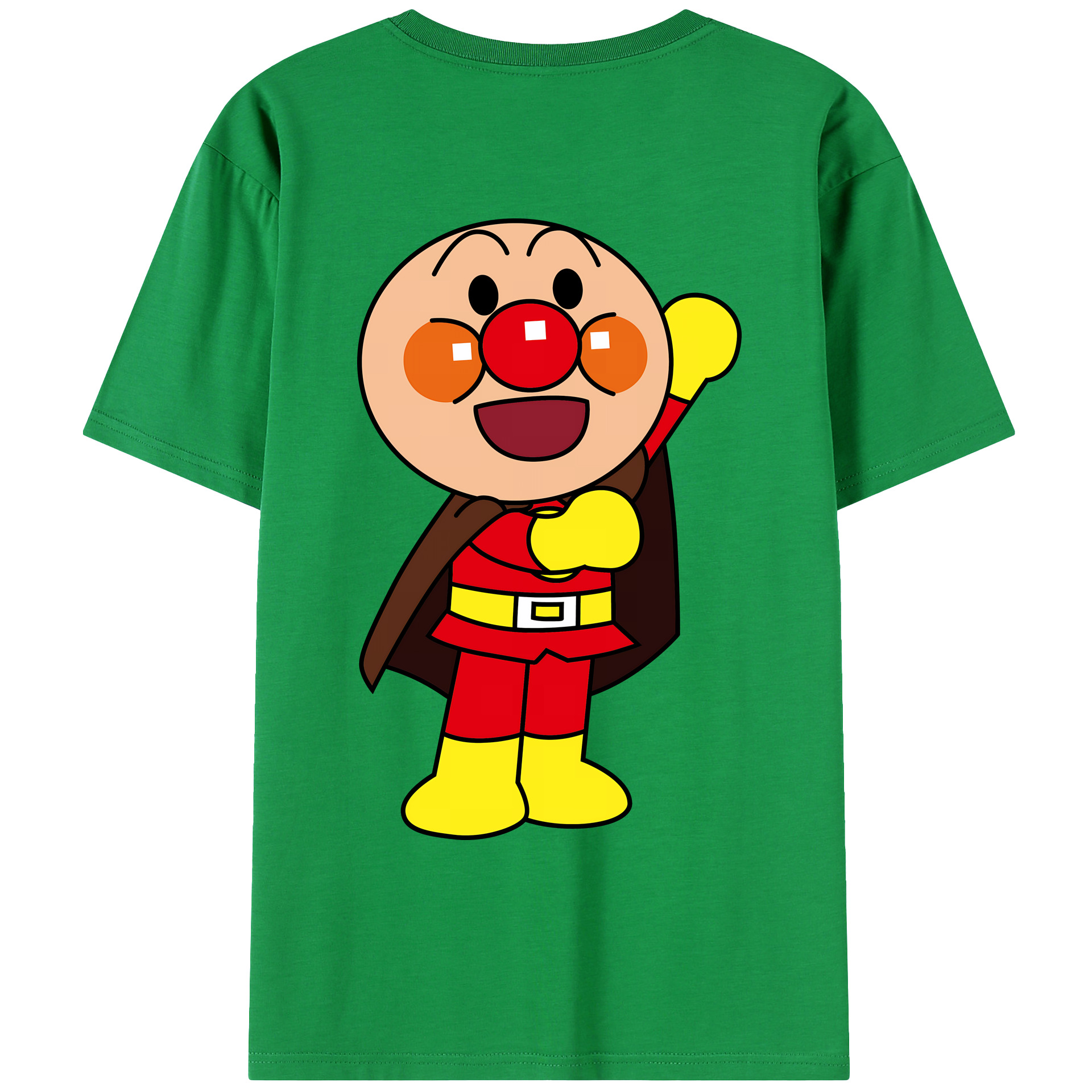 （画像用） アンパンマン Anpanman レディース半袖Tシャツ(バックプリント)