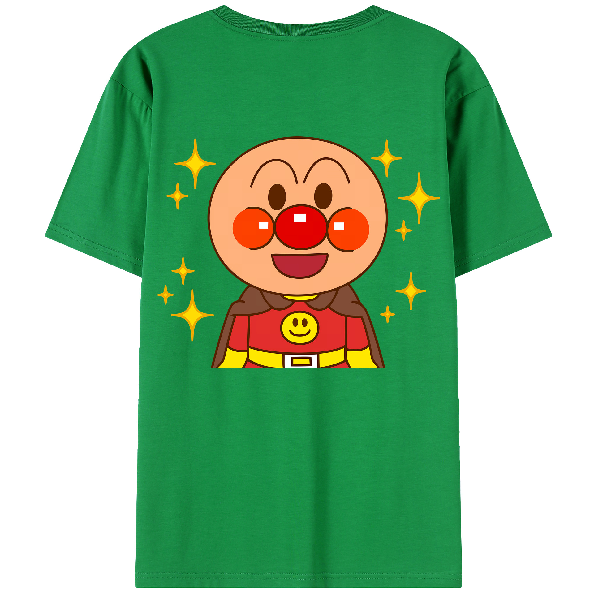 （画像用） アンパンマン Anpanman レディース半袖Tシャツ(バックプリント)