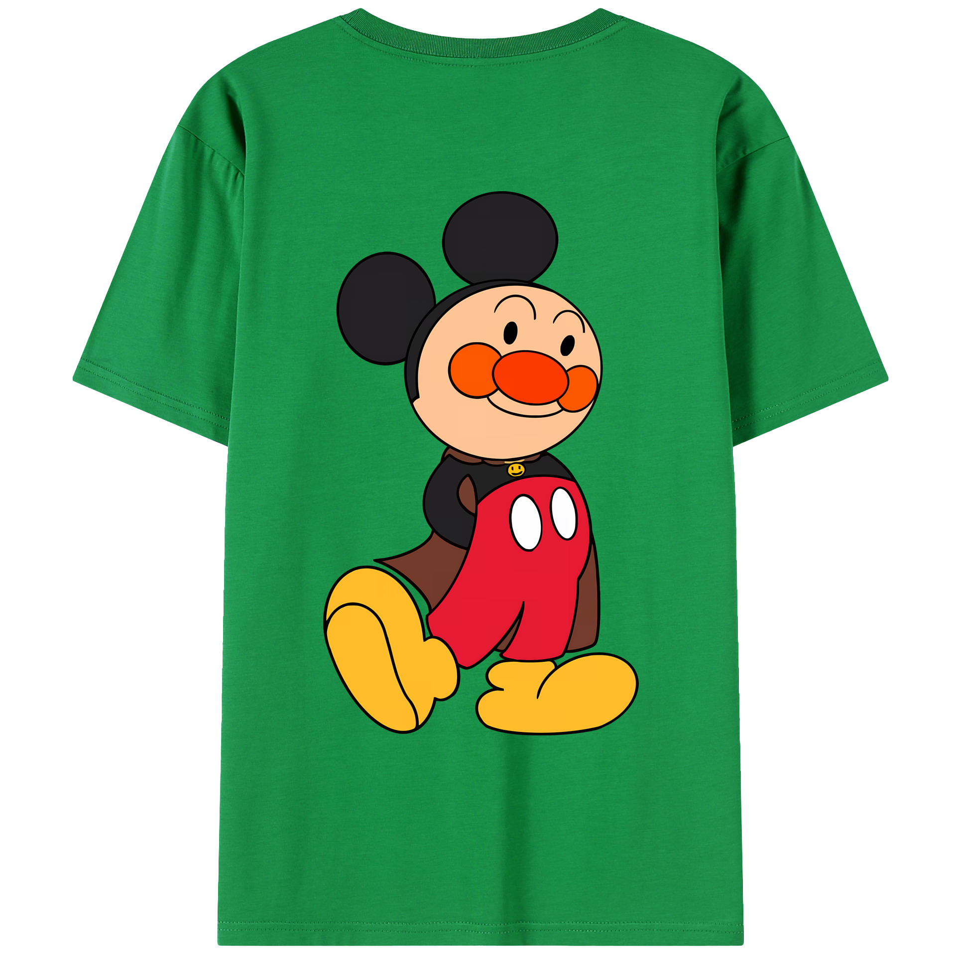 （画像用） アンパンマン Anpanman レディース半袖Tシャツ(バックプリント)