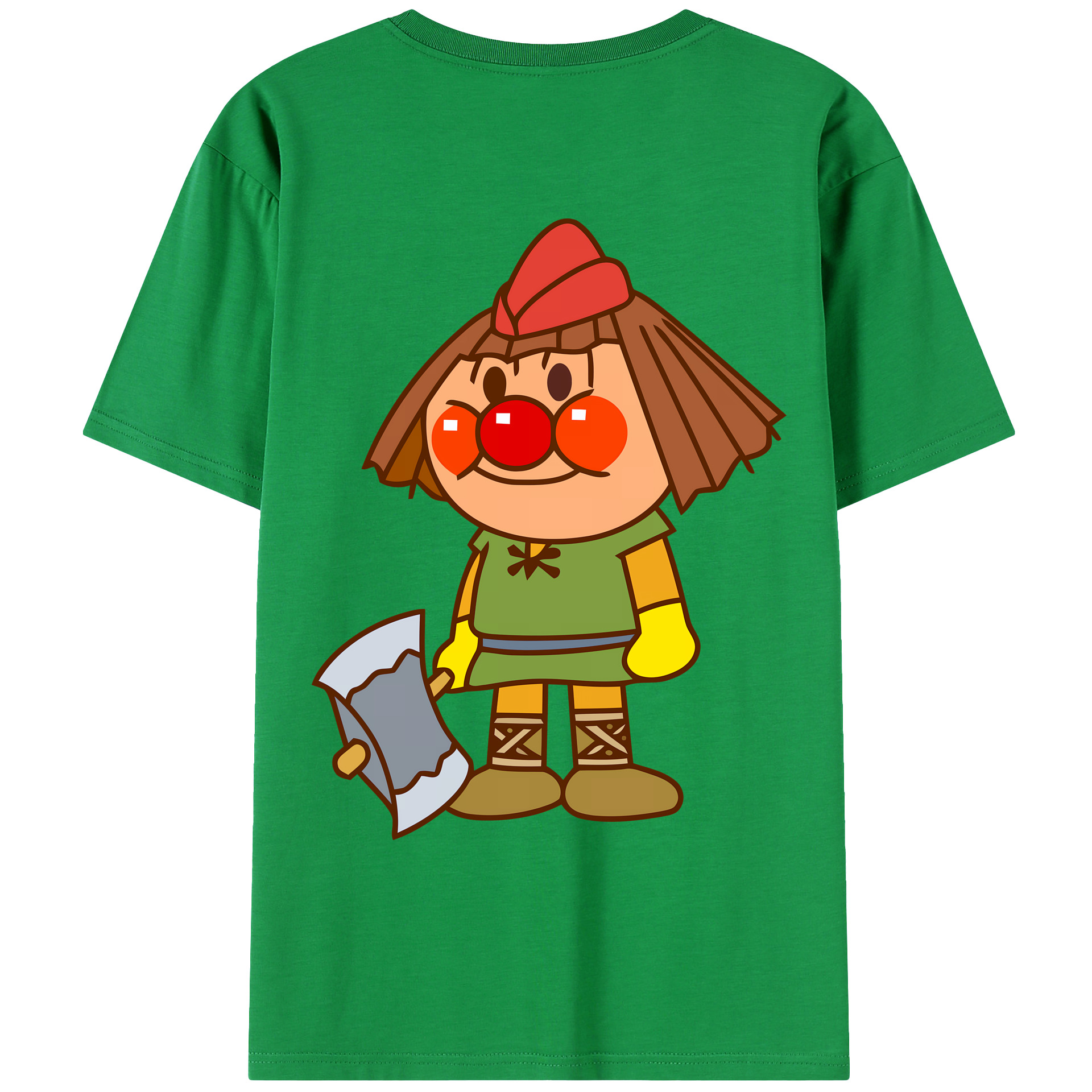 （画像用） アンパンマン Anpanman レディース半袖Tシャツ(バックプリント)