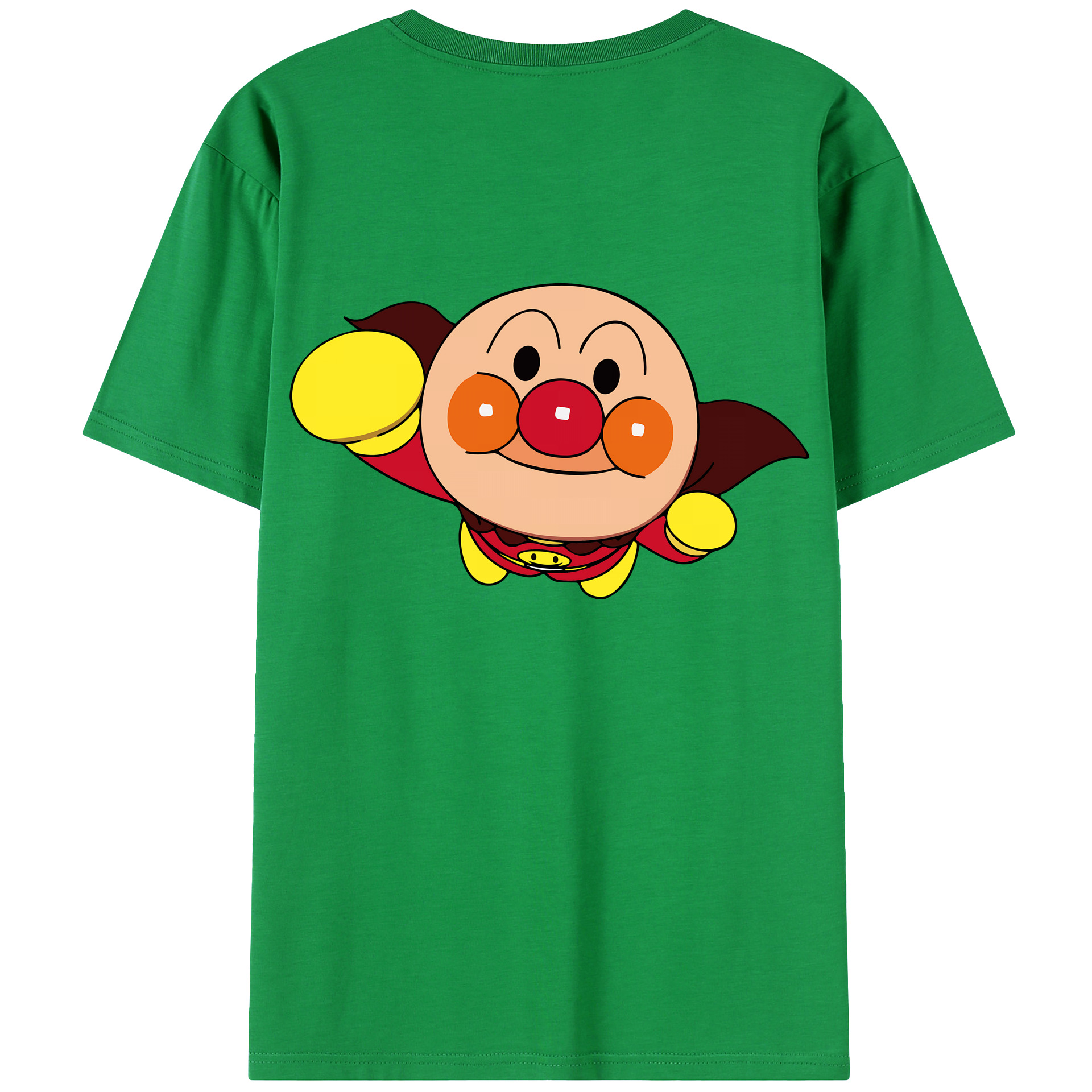 （画像用） アンパンマン Anpanman レディース半袖Tシャツ(バックプリント)