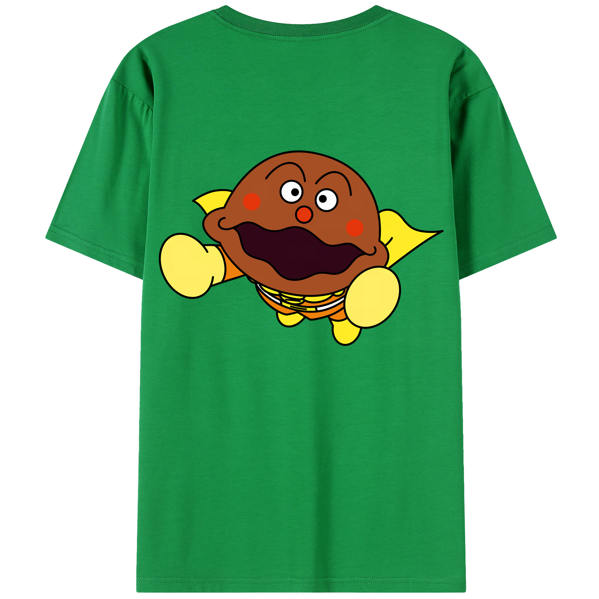 （画像用） アンパンマン Anpanman レディース半袖Tシャツ(バックプリント)
