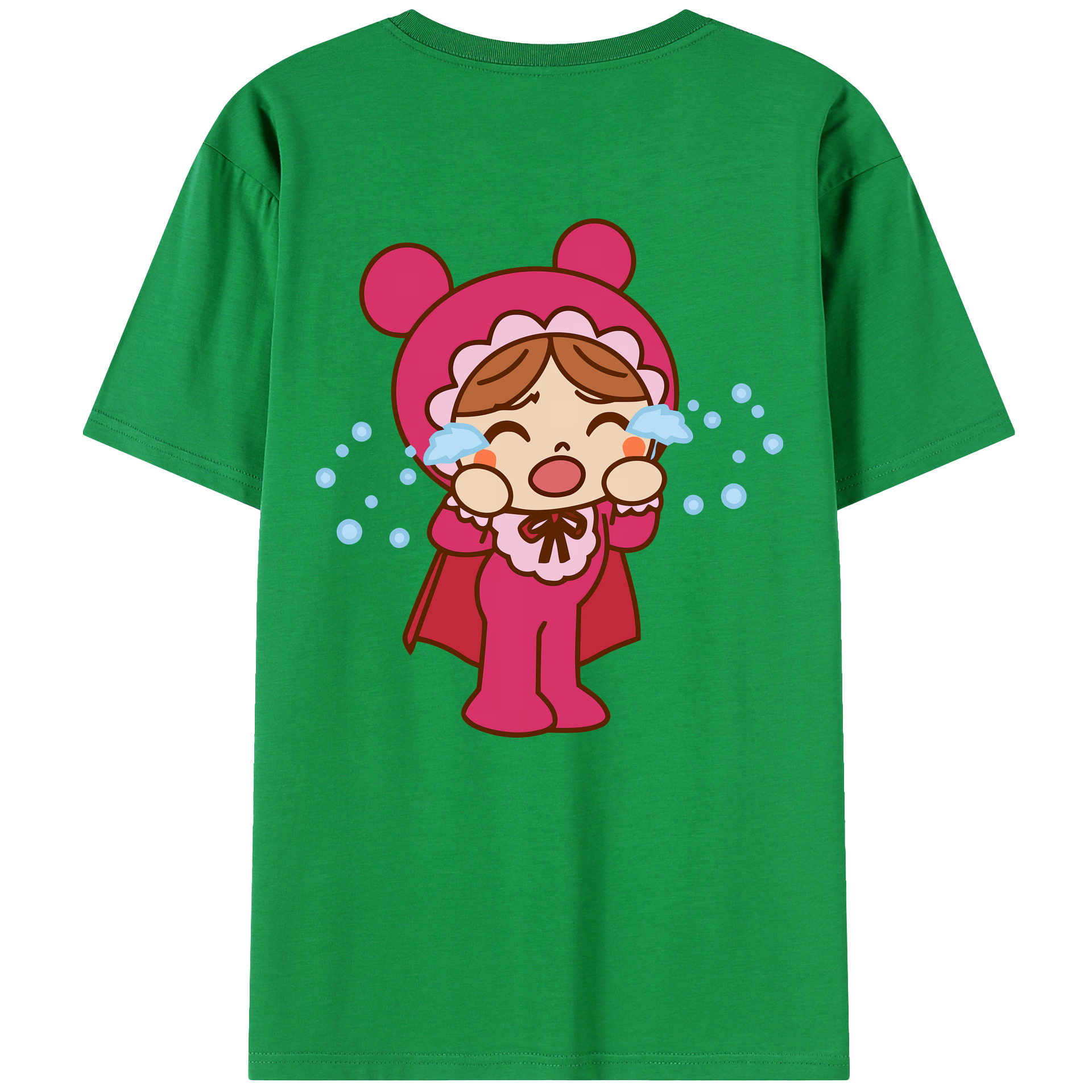 （画像用） アンパンマン Anpanman レディース半袖Tシャツ(バックプリント)