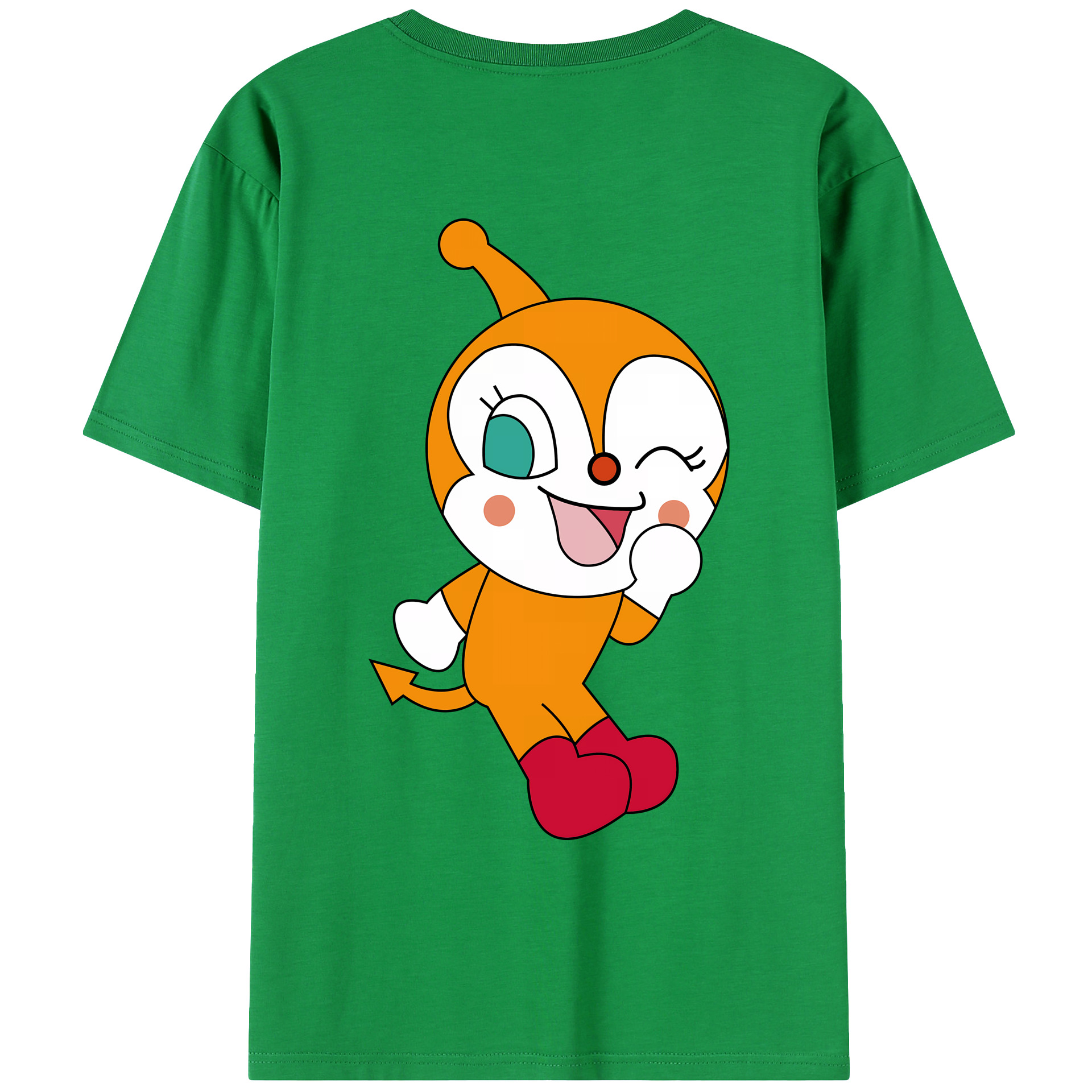 （画像用） アンパンマン Anpanman レディース半袖Tシャツ(バックプリント)