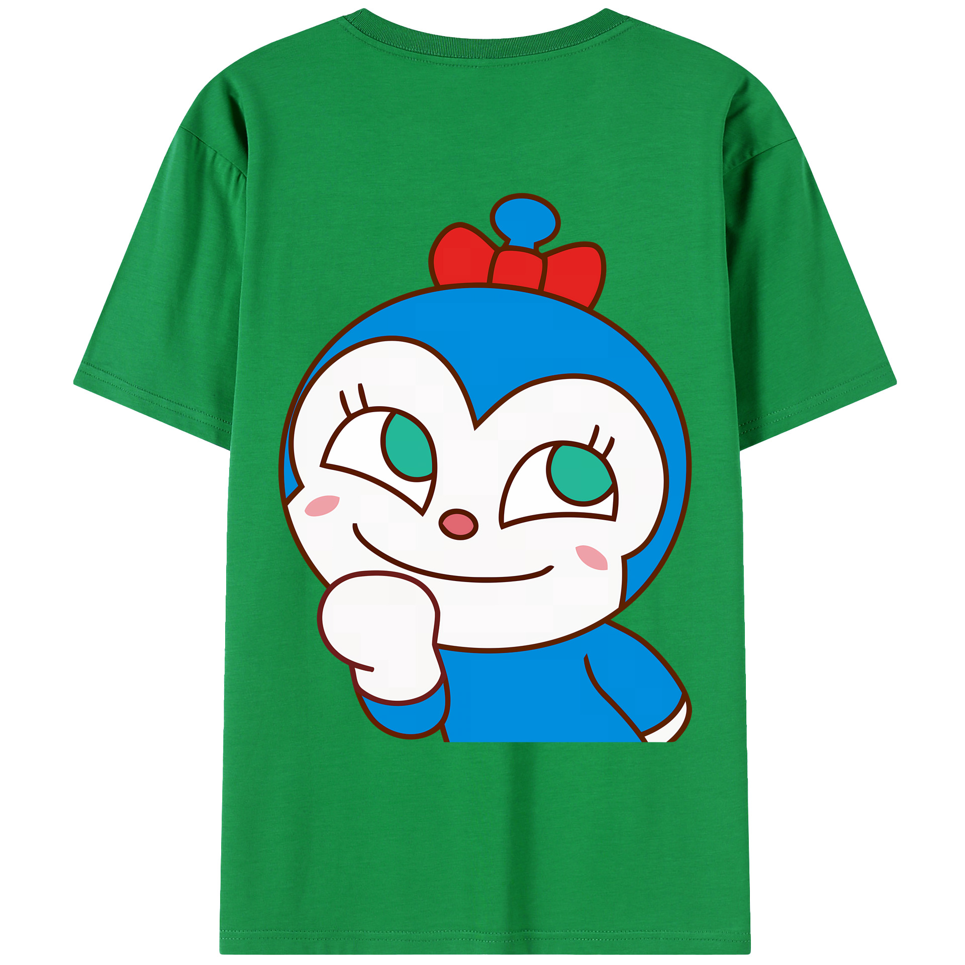 （画像用） アンパンマン Anpanman レディース半袖Tシャツ(バックプリント)