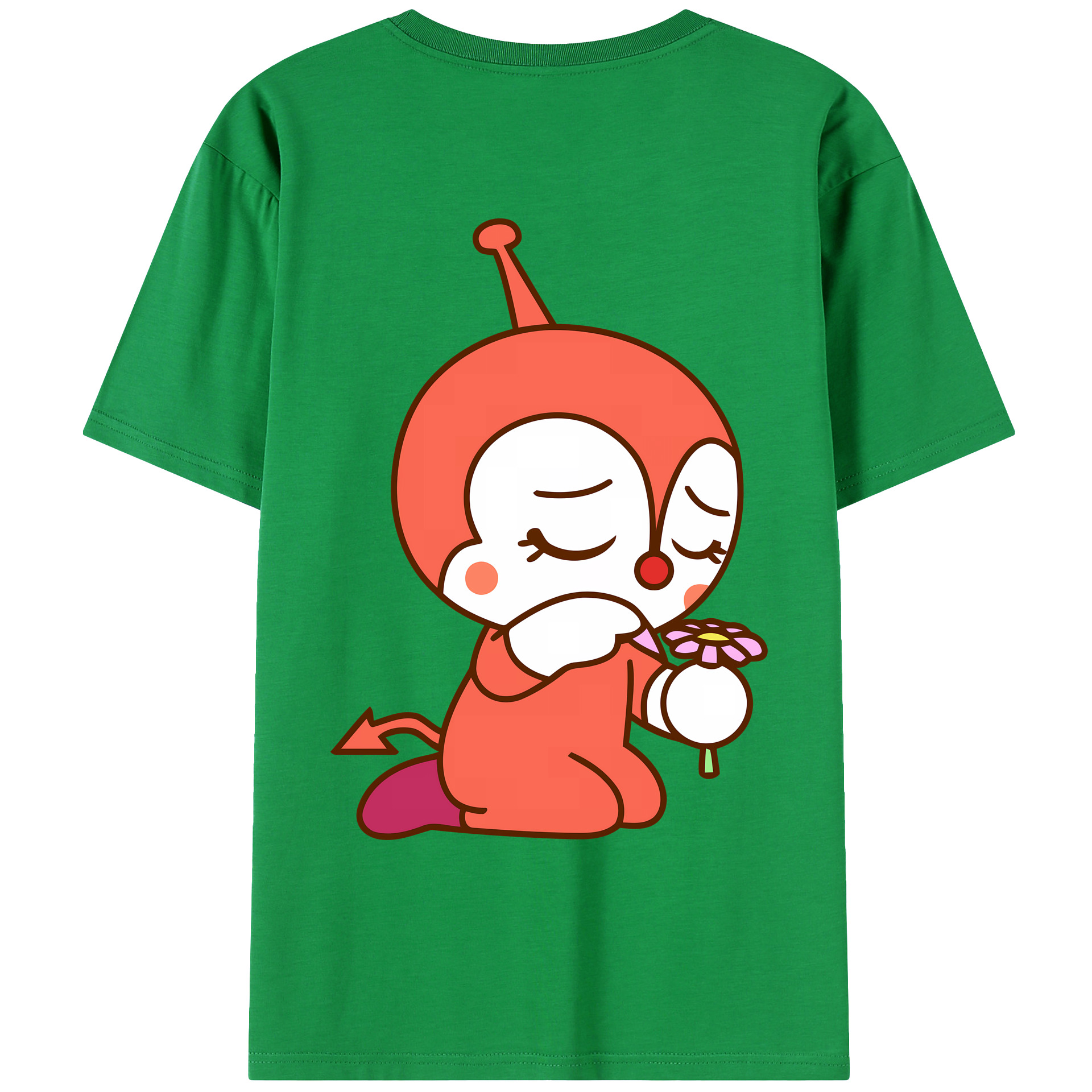 （画像用） アンパンマン Anpanman レディース半袖Tシャツ(バックプリント)