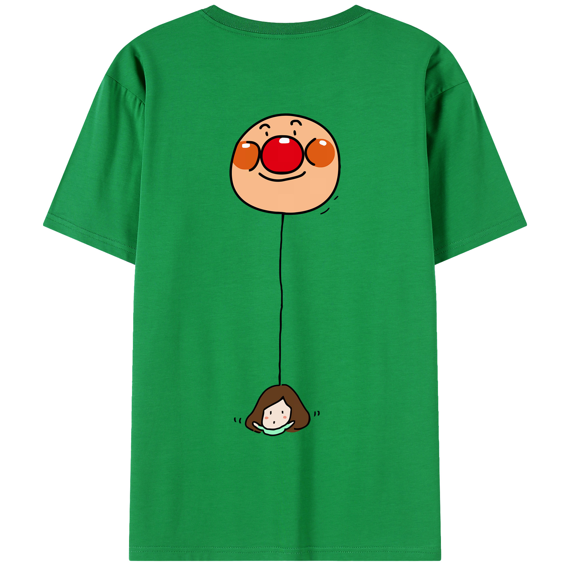 （画像用） アンパンマン Anpanman レディース半袖Tシャツ(バックプリント)
