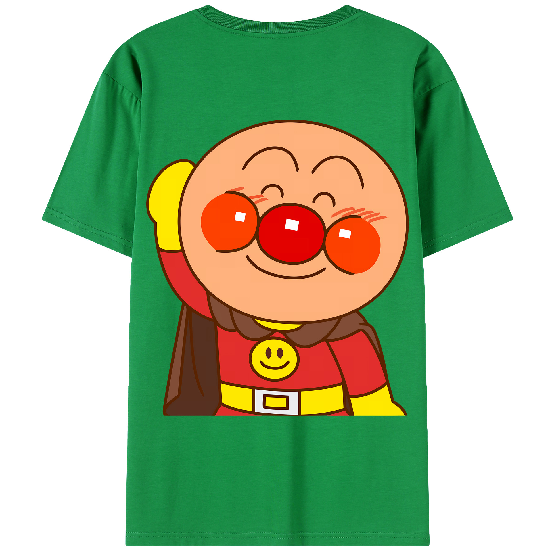 （画像用） アンパンマン Anpanman レディース半袖Tシャツ(バックプリント)