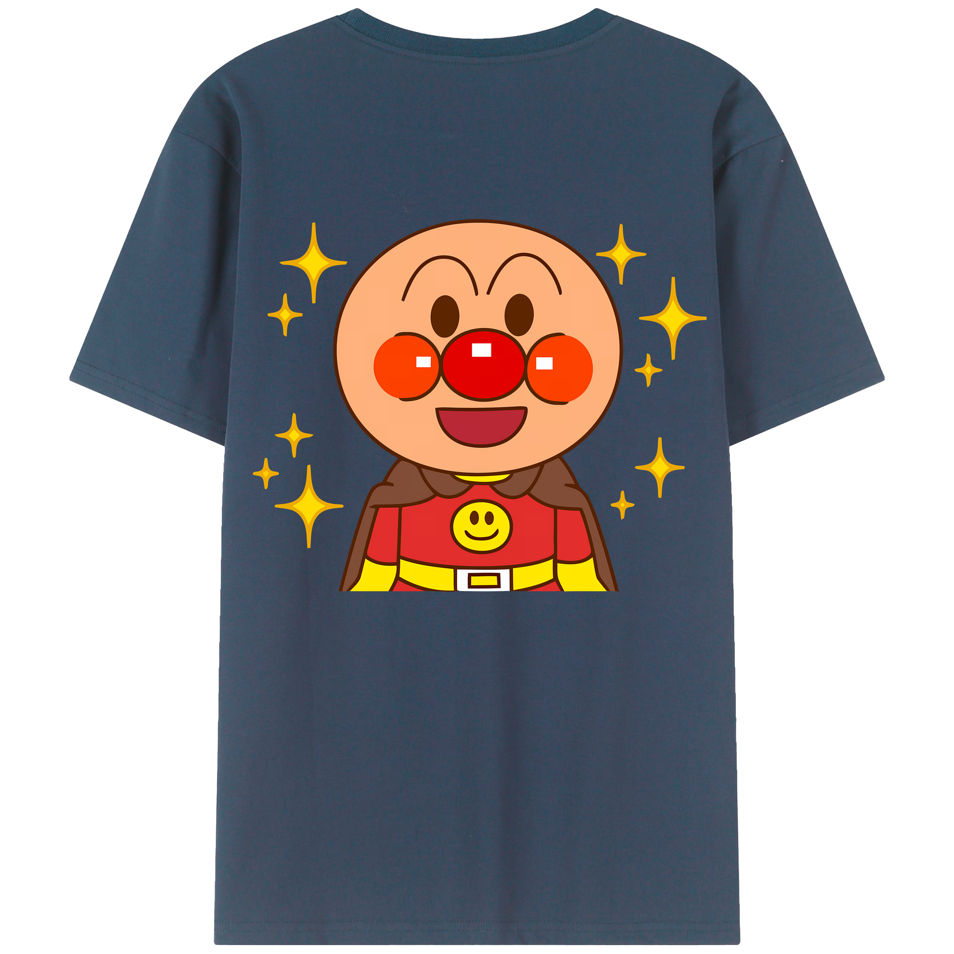 （画像用） アンパンマン Anpanman レディース半袖Tシャツ(バックプリント)