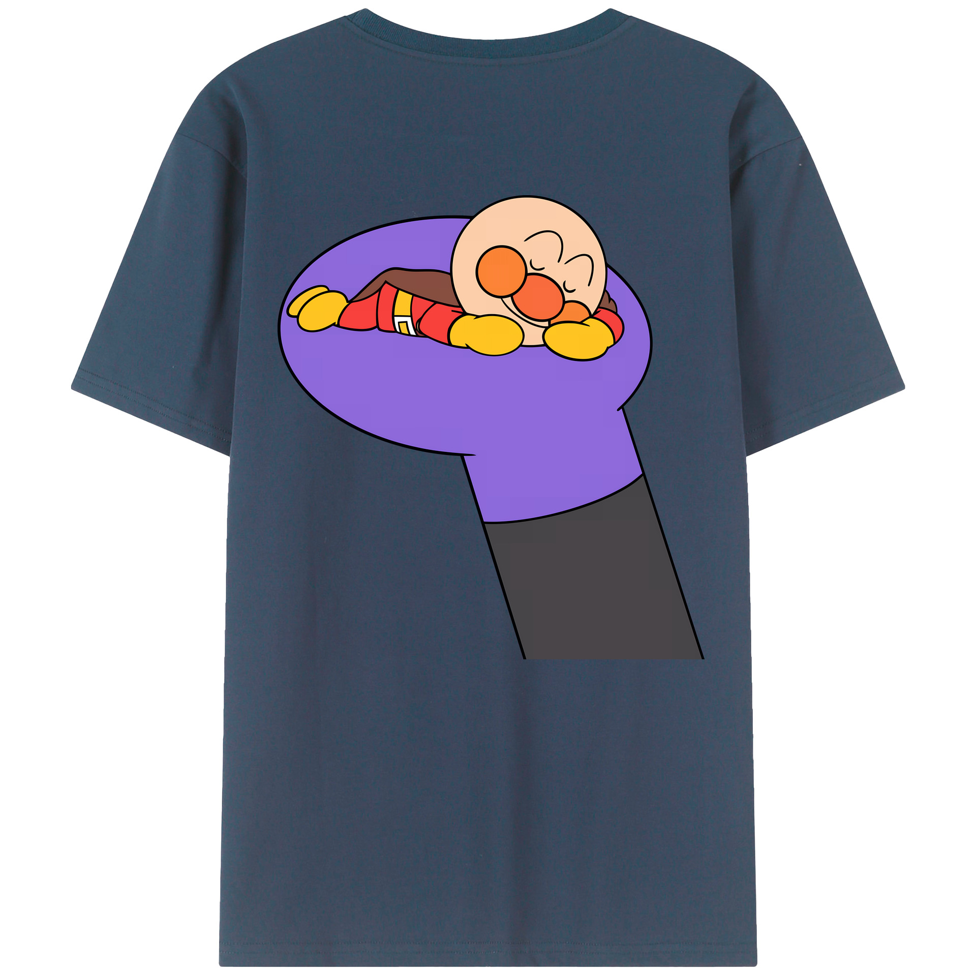 （画像用） アンパンマン Anpanman レディース半袖Tシャツ(バックプリント)