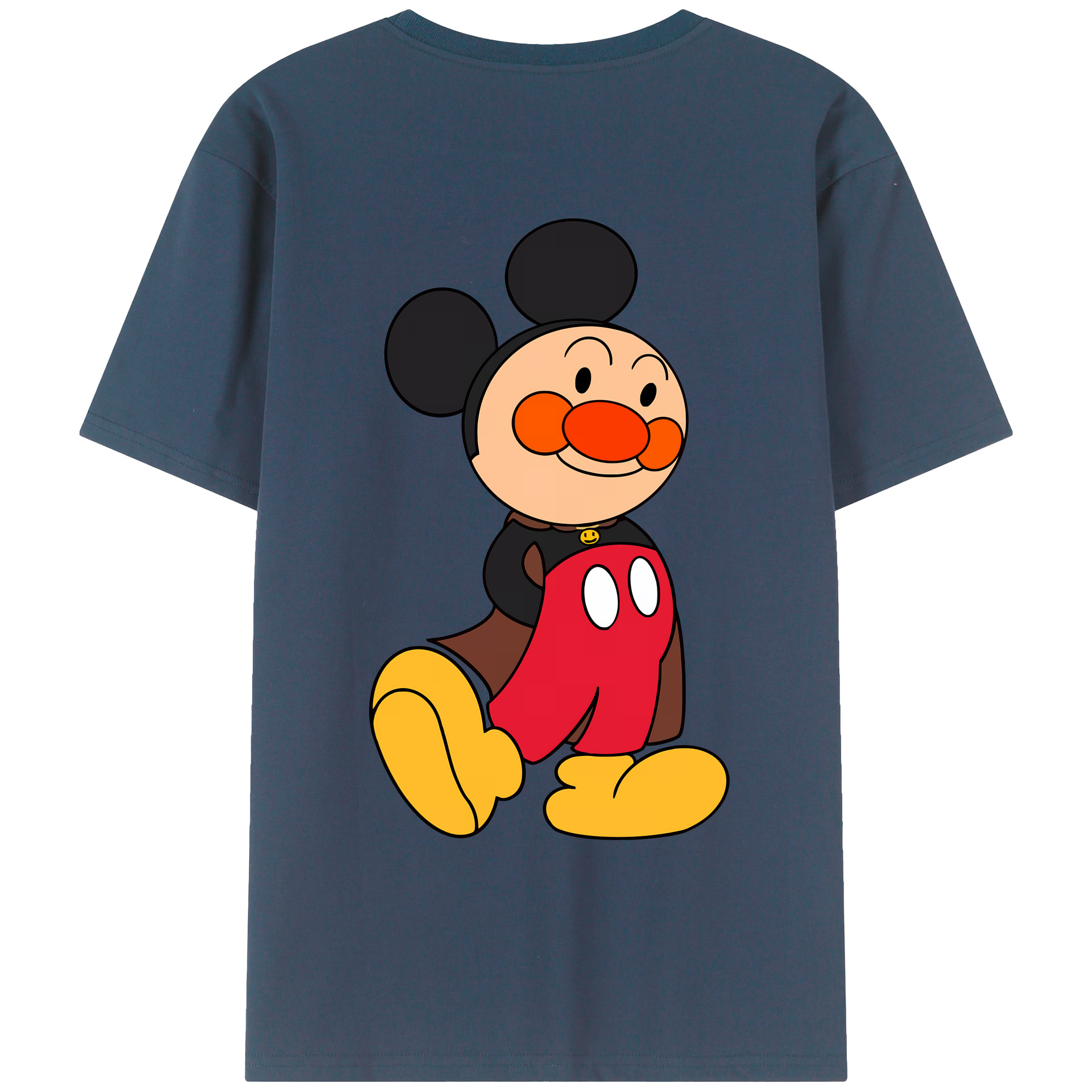 （画像用） アンパンマン Anpanman レディース半袖Tシャツ(バックプリント)