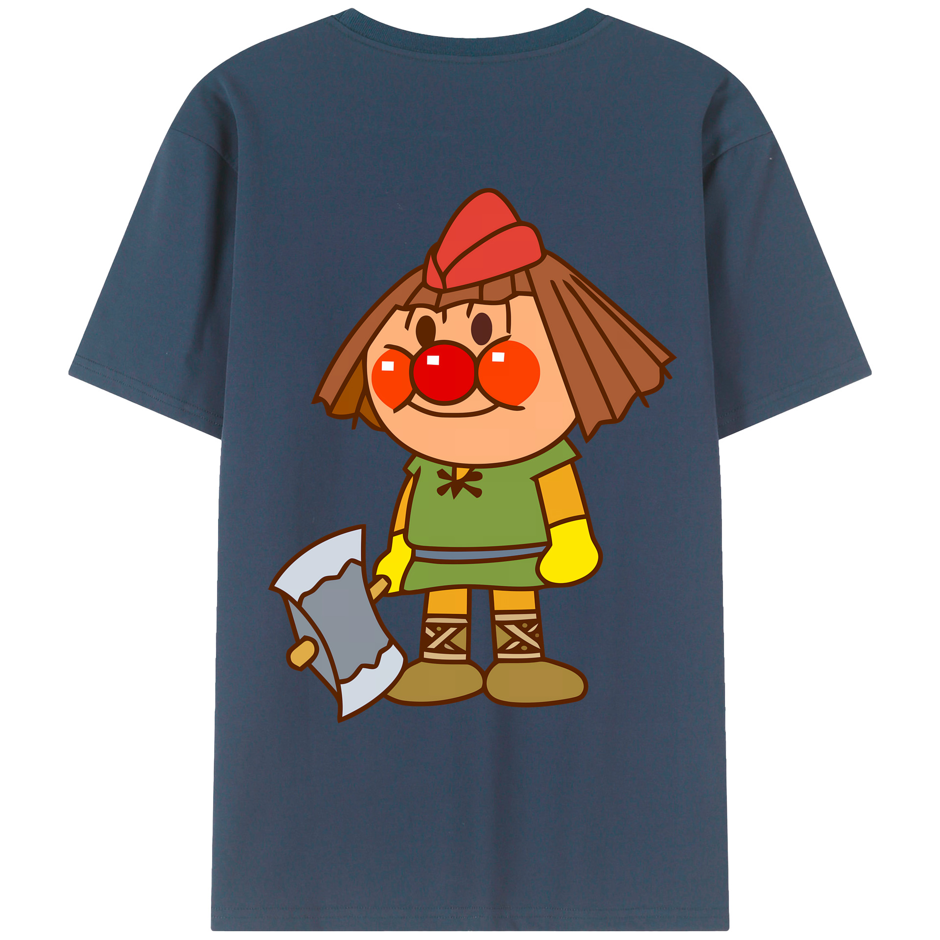 （画像用） アンパンマン Anpanman レディース半袖Tシャツ(バックプリント)
