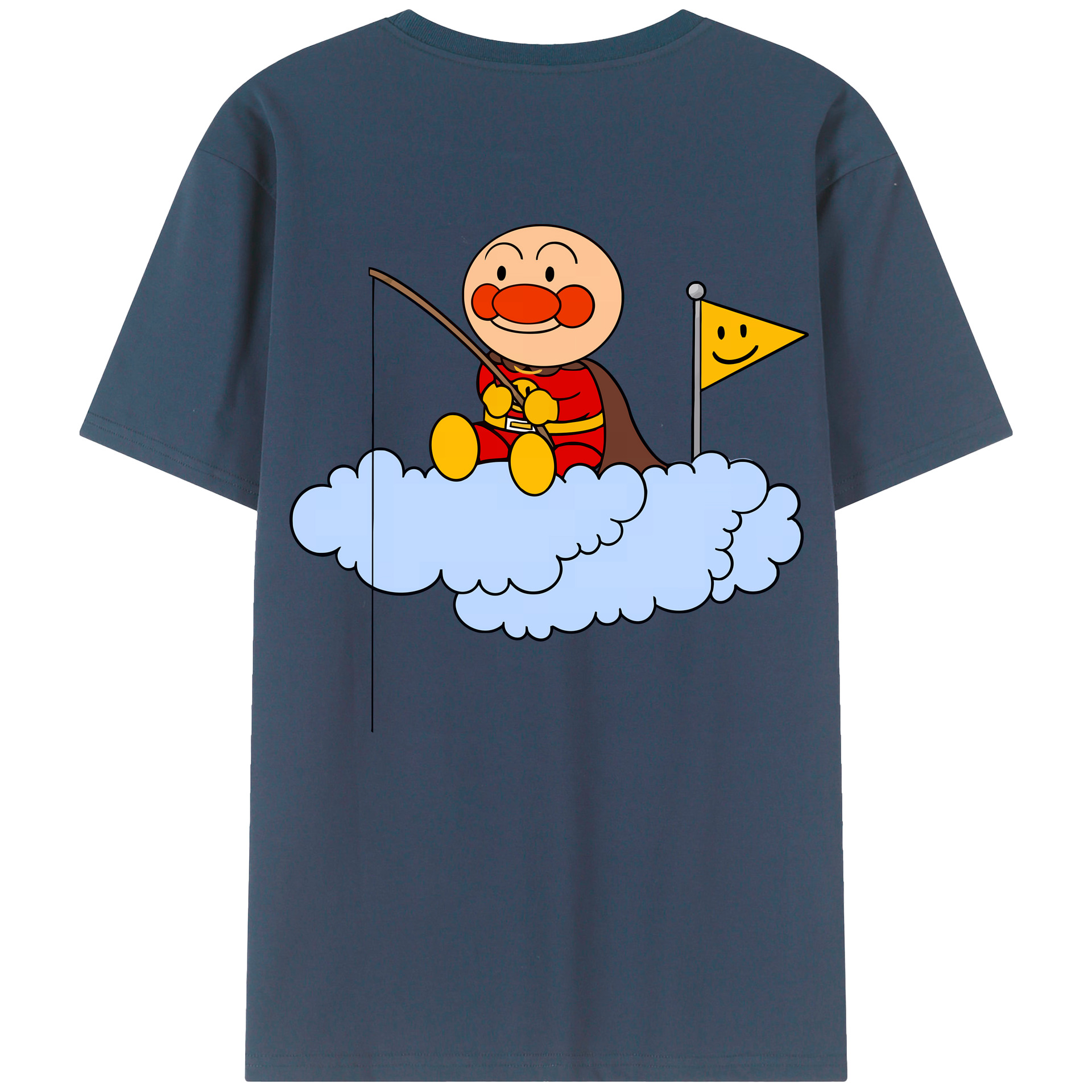 （画像用） アンパンマン Anpanman レディース半袖Tシャツ(バックプリント)
