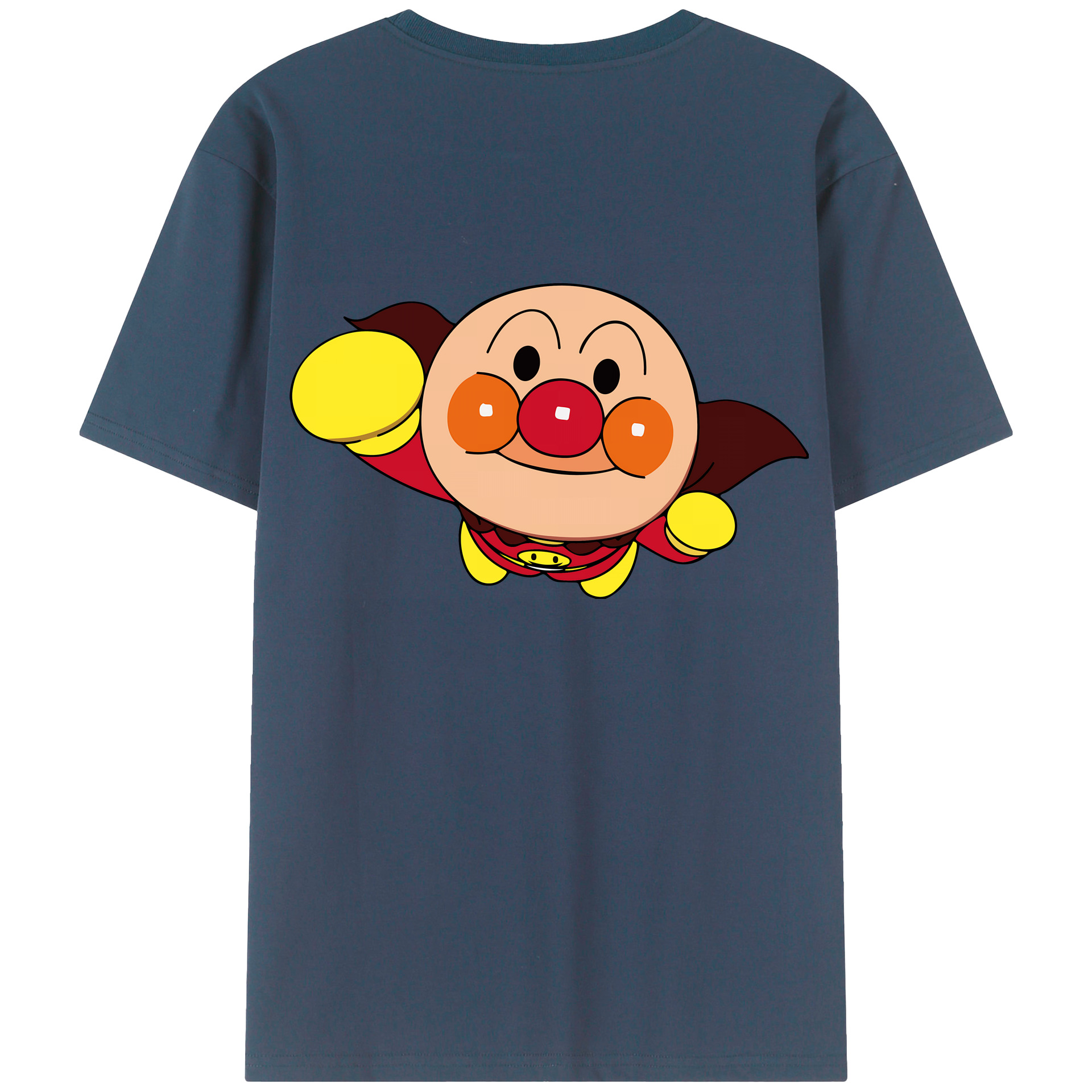 （画像用） アンパンマン Anpanman レディース半袖Tシャツ(バックプリント)