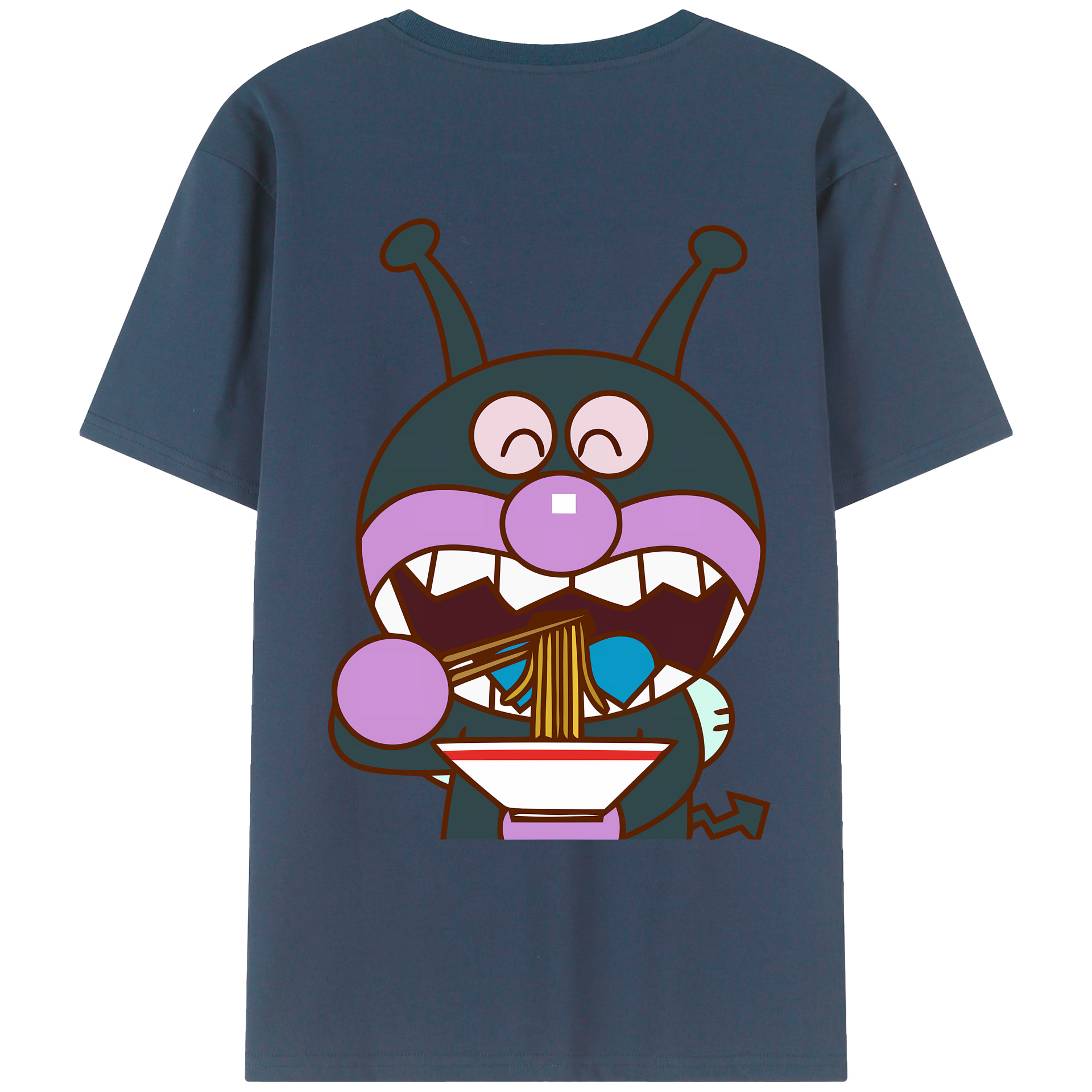 （画像用） アンパンマン Anpanman レディース半袖Tシャツ(バックプリント)