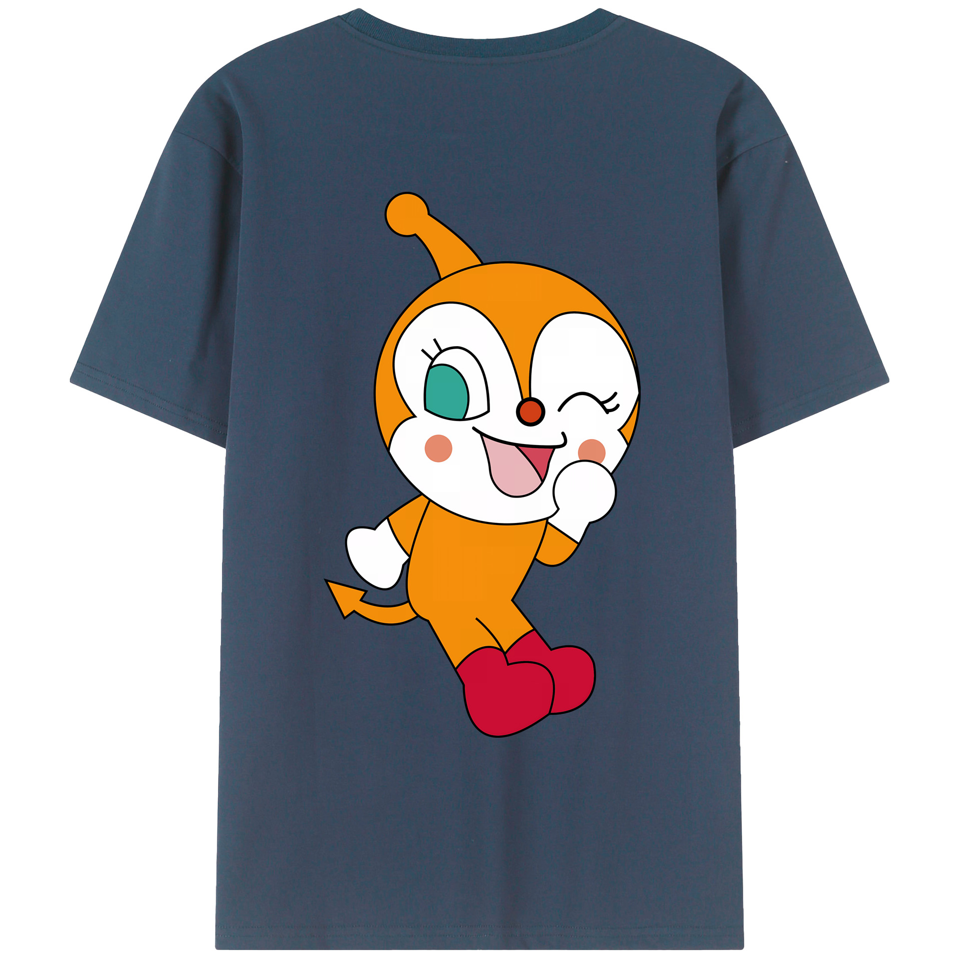 （画像用） アンパンマン Anpanman レディース半袖Tシャツ(バックプリント)