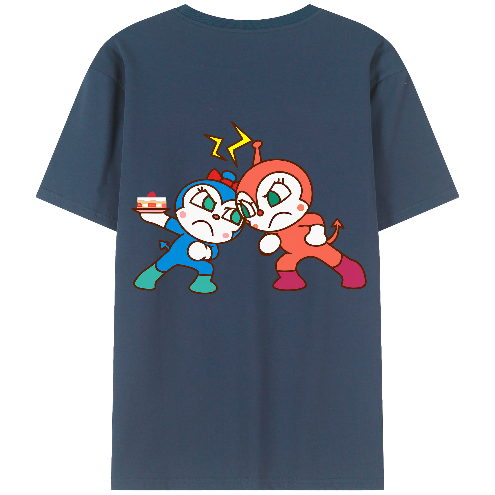 （画像用） アンパンマン Anpanman レディース半袖Tシャツ(バックプリント)
