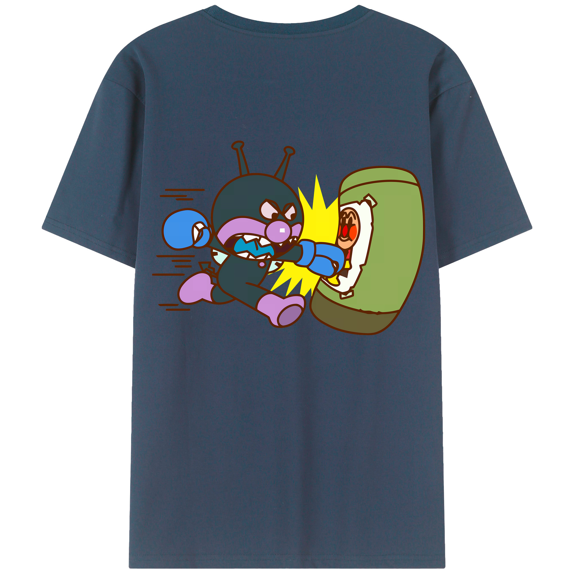 （画像用） アンパンマン Anpanman レディース半袖Tシャツ(バックプリント)