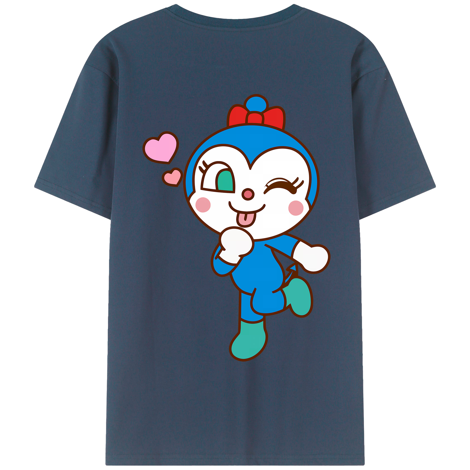 （画像用） アンパンマン Anpanman レディース半袖Tシャツ(バックプリント)