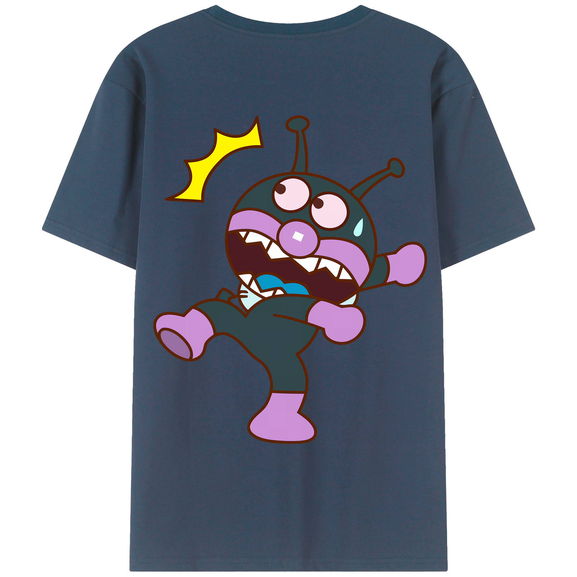 （画像用） アンパンマン Anpanman レディース半袖Tシャツ(バックプリント)