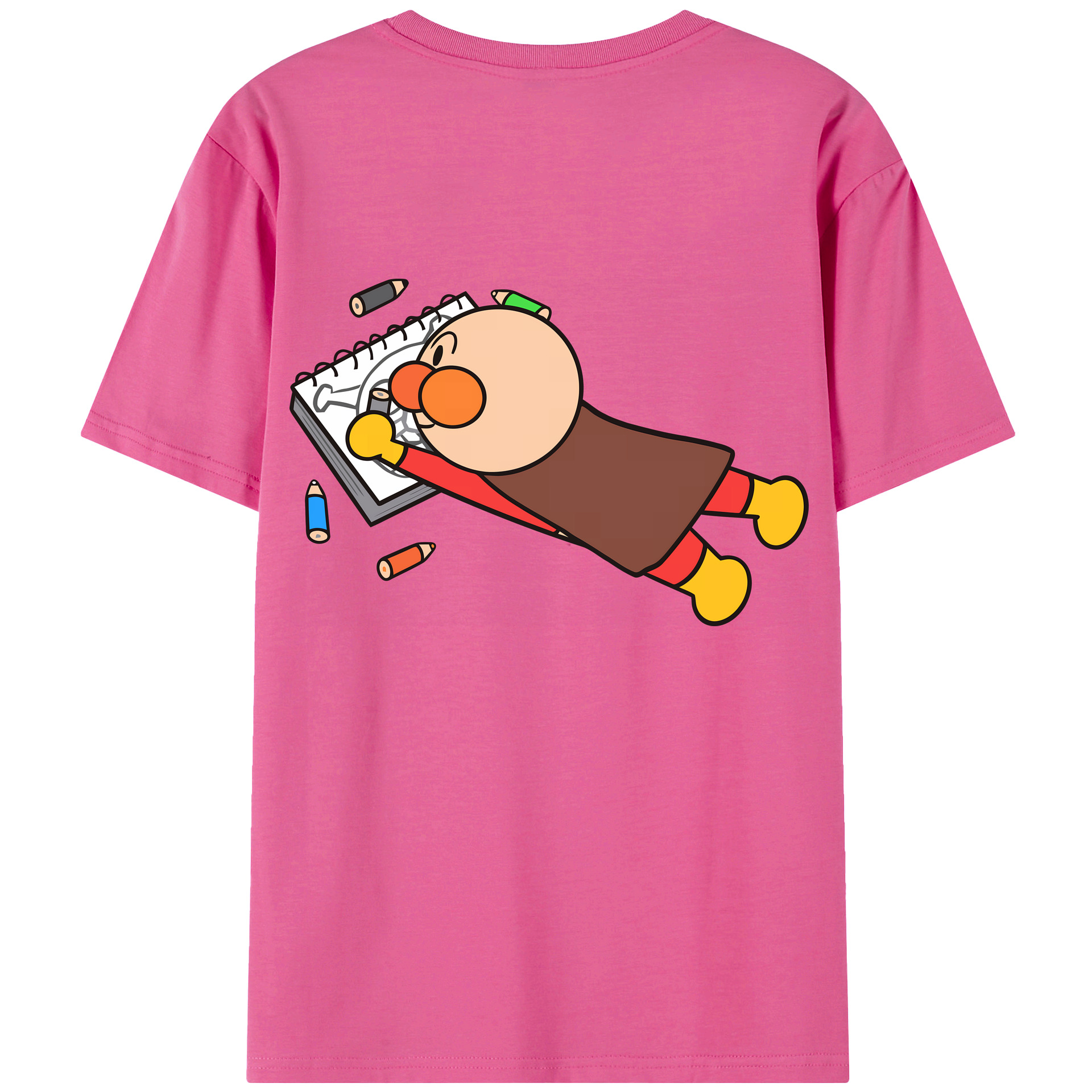 （画像用） アンパンマン Anpanman レディース半袖Tシャツ(バックプリント)