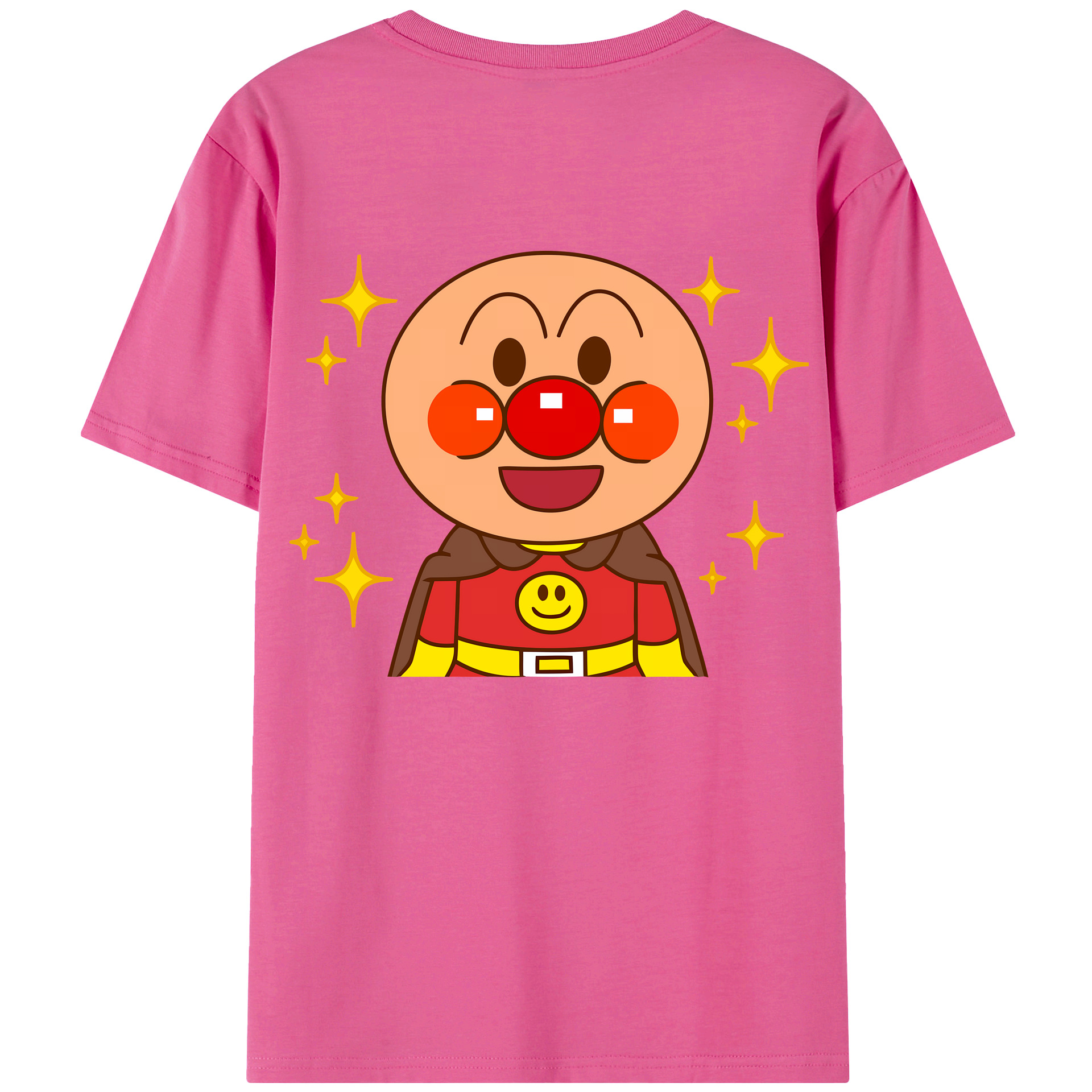 （画像用） アンパンマン Anpanman レディース半袖Tシャツ(バックプリント)