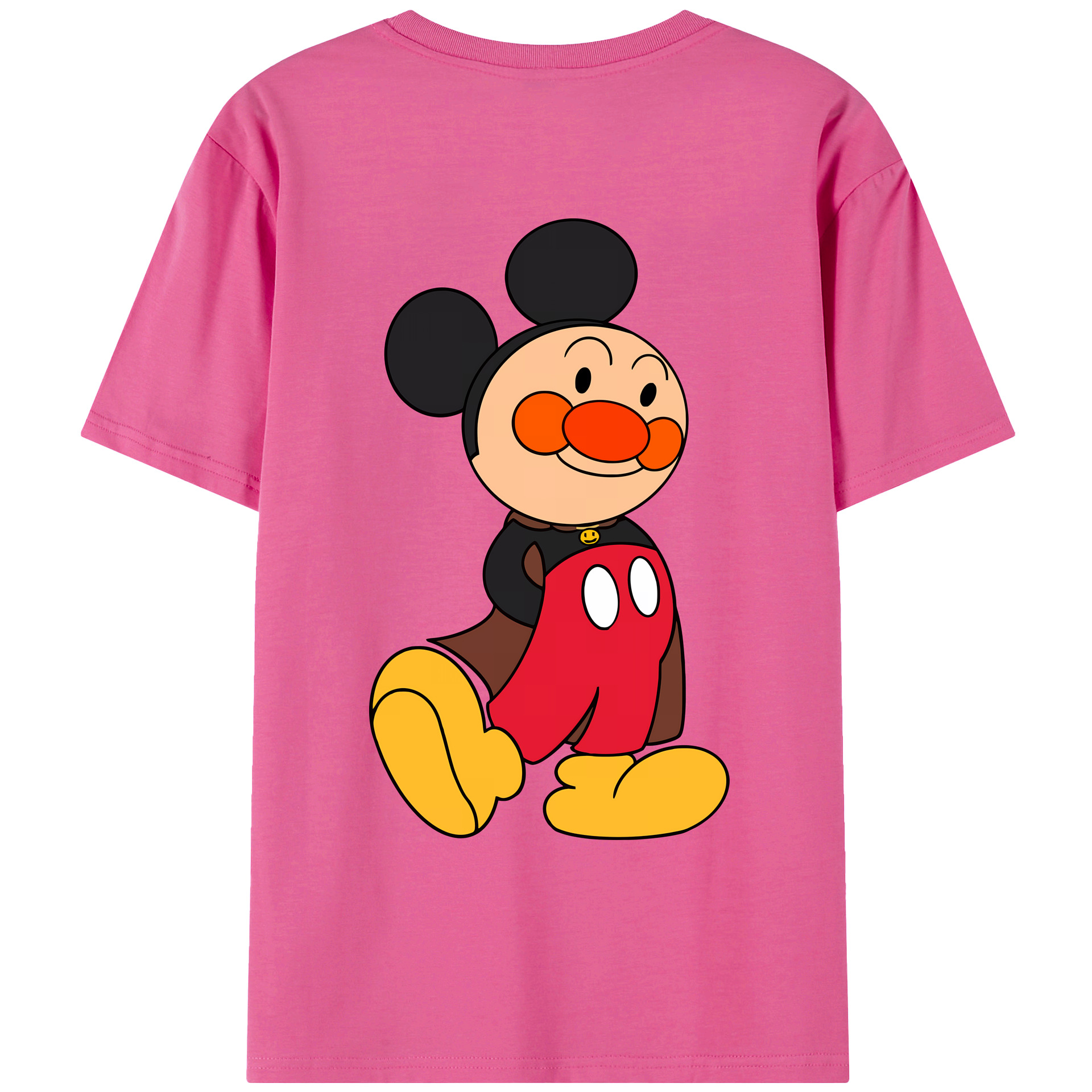 （画像用） アンパンマン Anpanman レディース半袖Tシャツ(バックプリント)