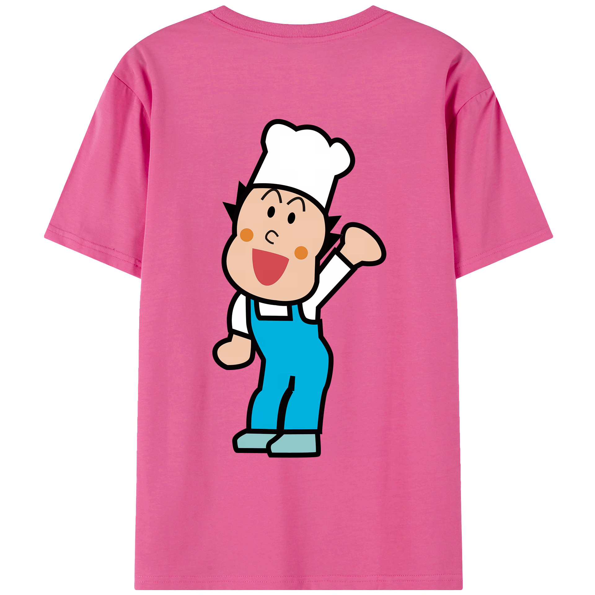 （画像用） アンパンマン Anpanman レディース半袖Tシャツ(バックプリント)