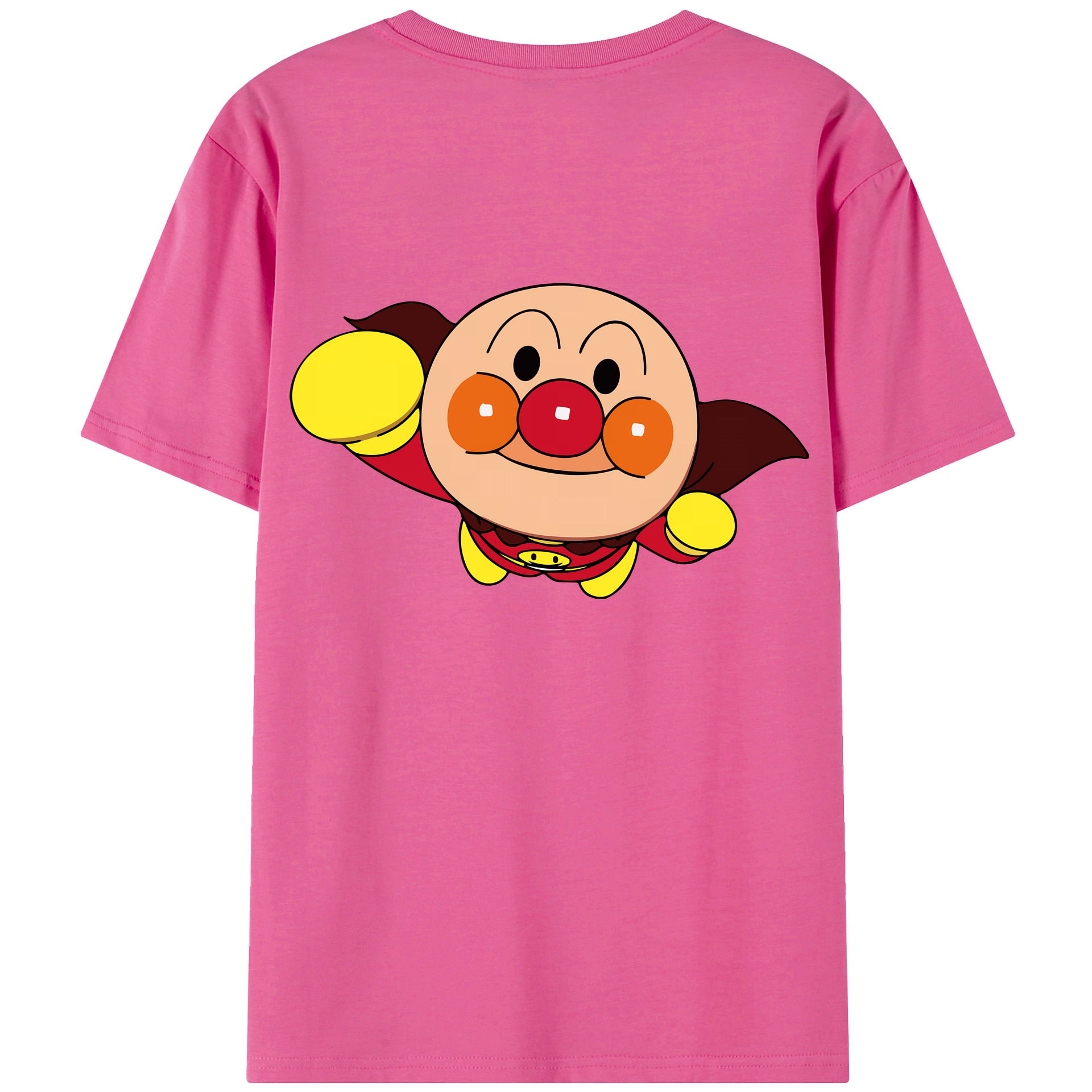 （画像用） アンパンマン Anpanman レディース半袖Tシャツ(バックプリント)
