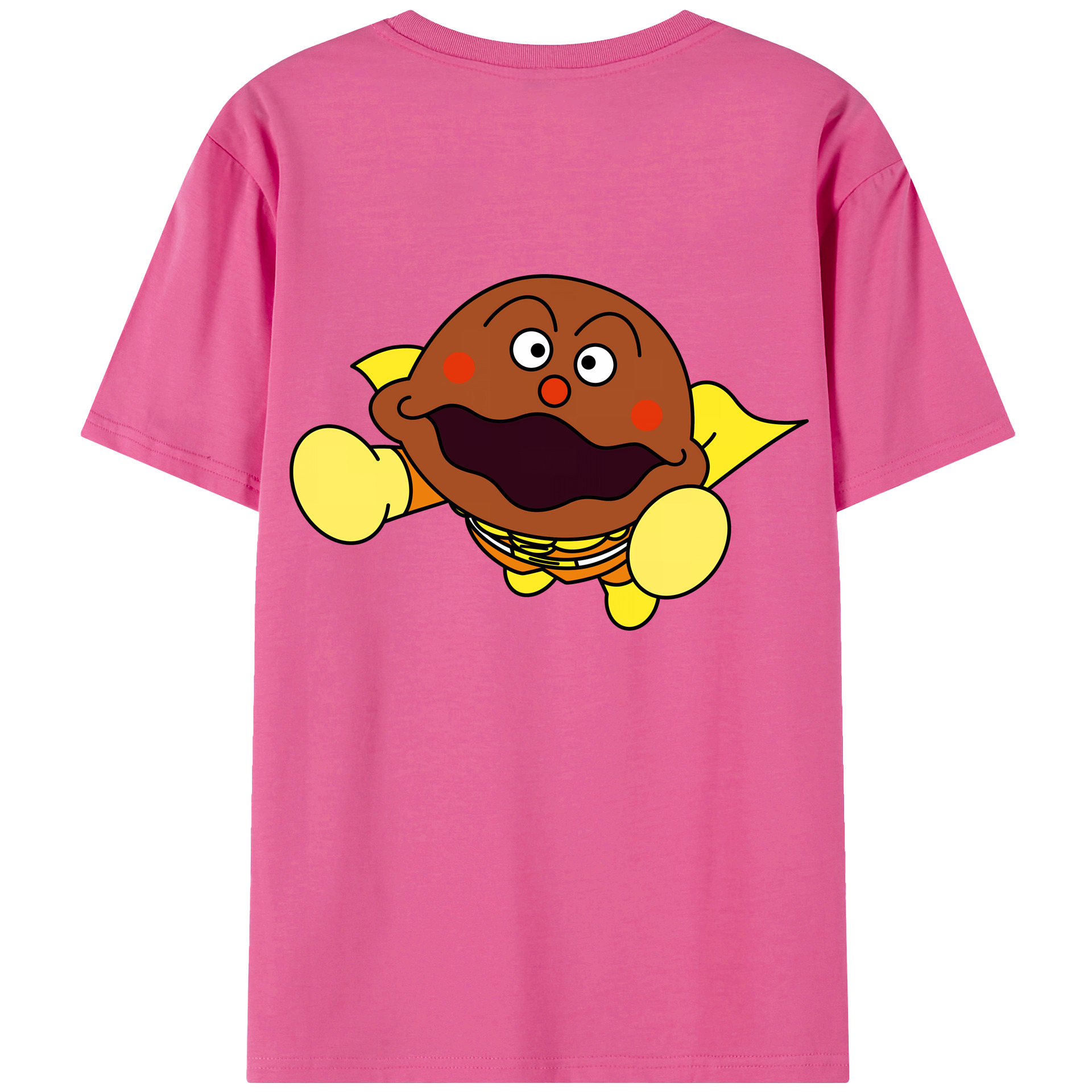 （画像用） アンパンマン Anpanman レディース半袖Tシャツ(バックプリント)