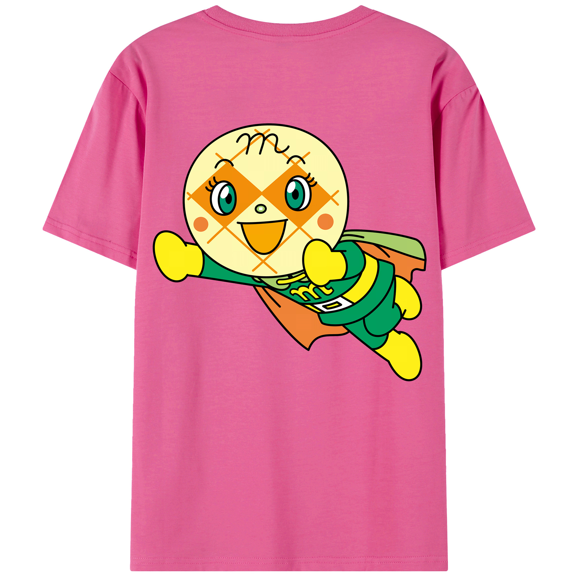 （画像用） アンパンマン Anpanman レディース半袖Tシャツ(バックプリント)
