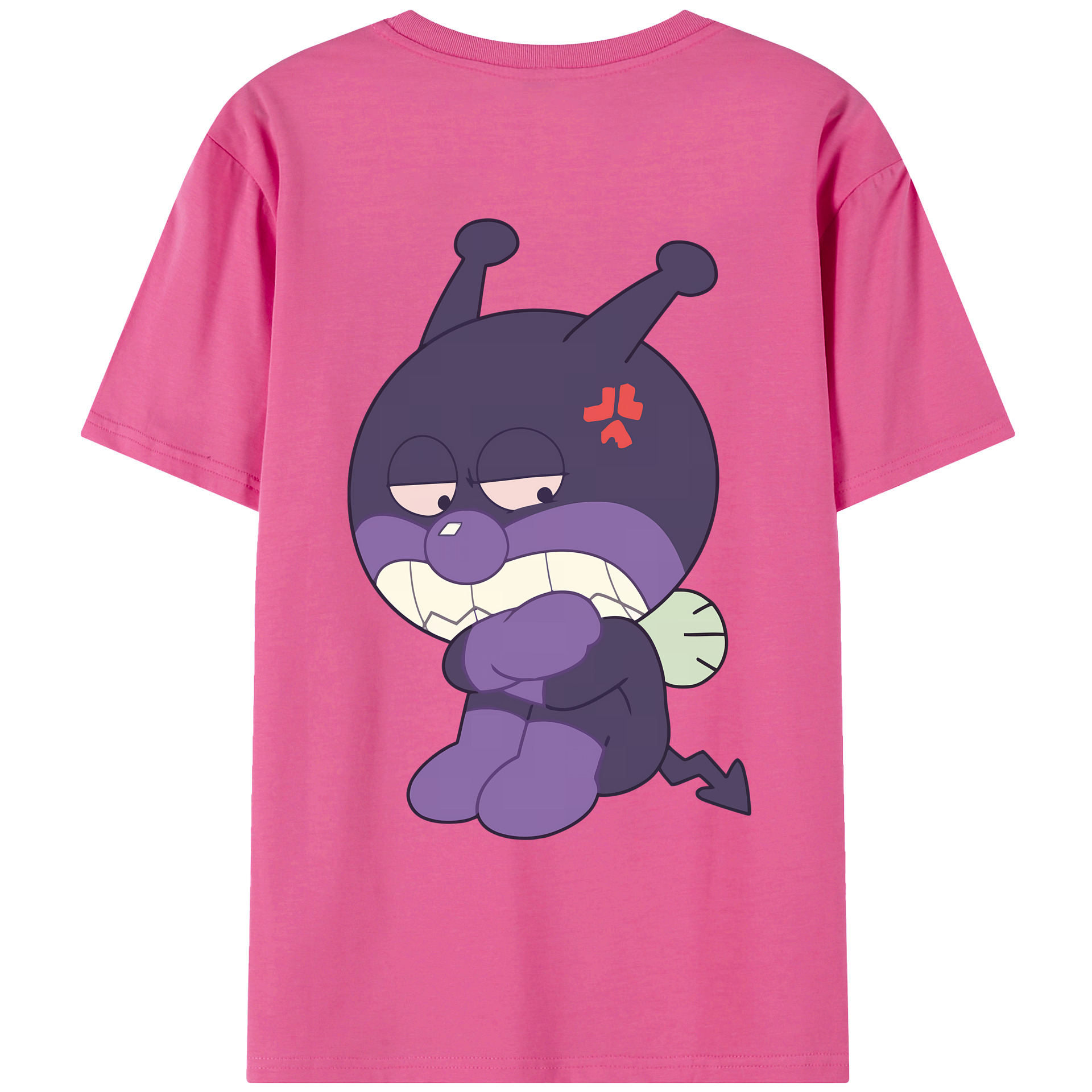 （画像用） アンパンマン Anpanman レディース半袖Tシャツ(バックプリント)