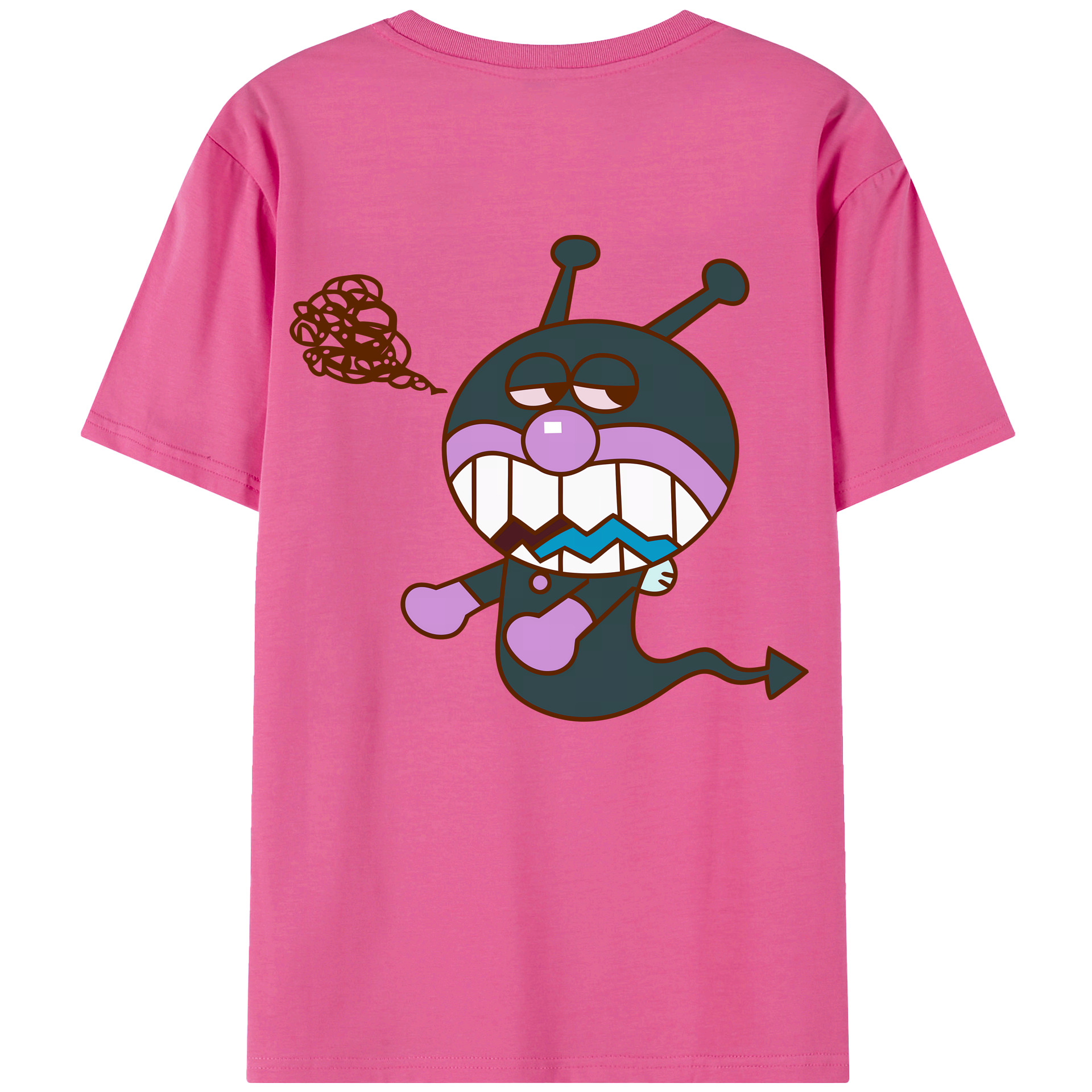 （画像用） アンパンマン Anpanman レディース半袖Tシャツ(バックプリント)