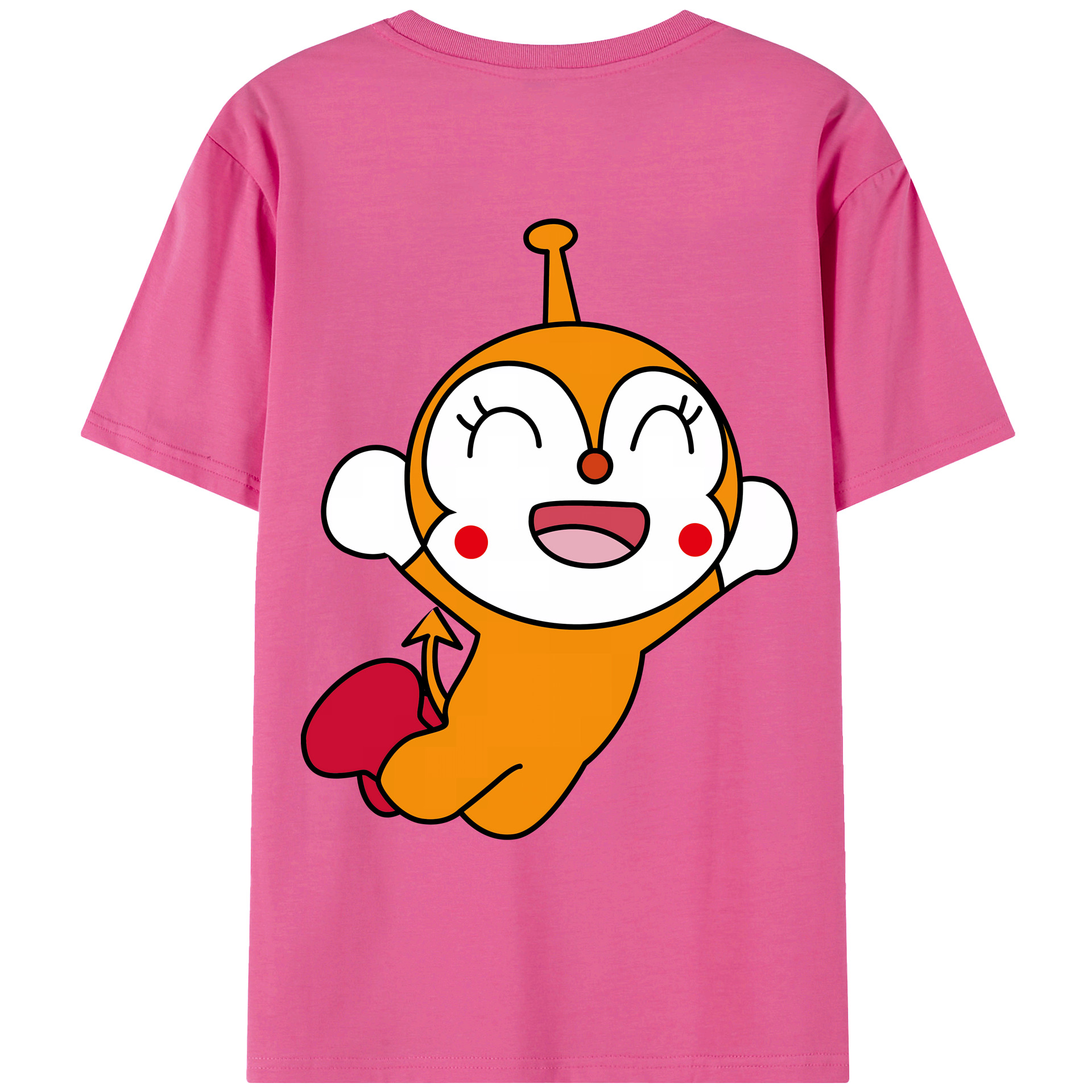 （画像用） アンパンマン Anpanman レディース半袖Tシャツ(バックプリント)