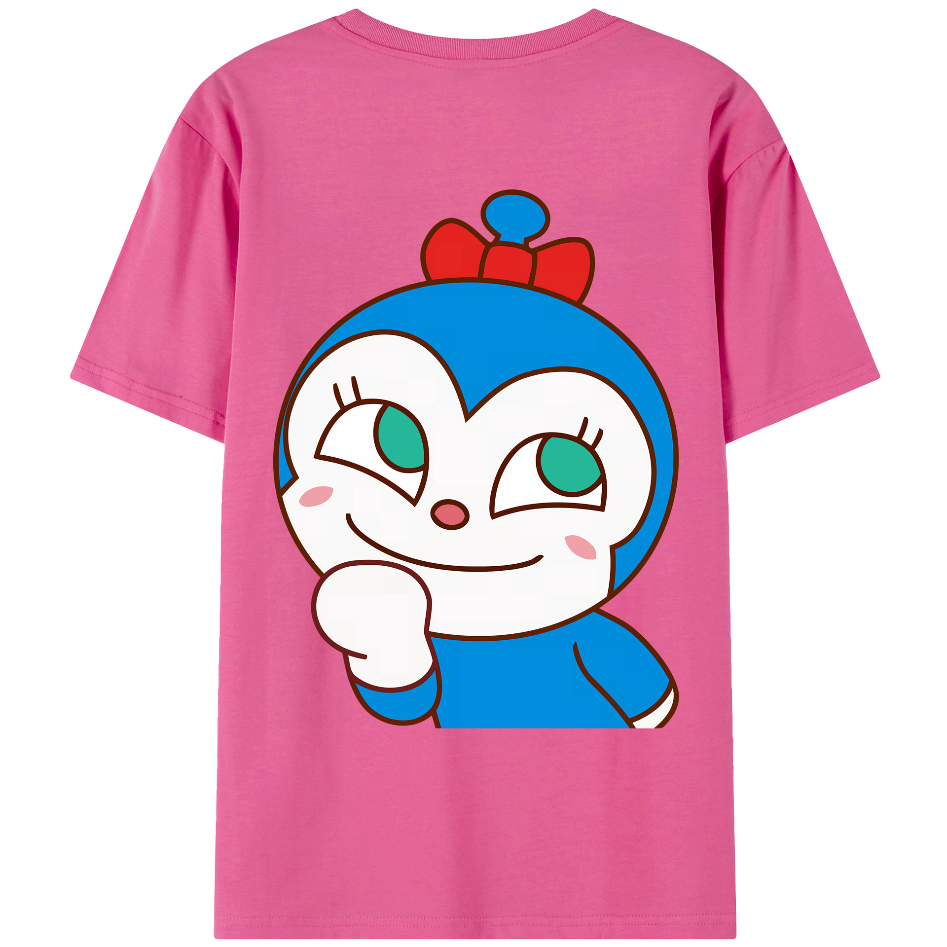 （画像用） アンパンマン Anpanman レディース半袖Tシャツ(バックプリント)