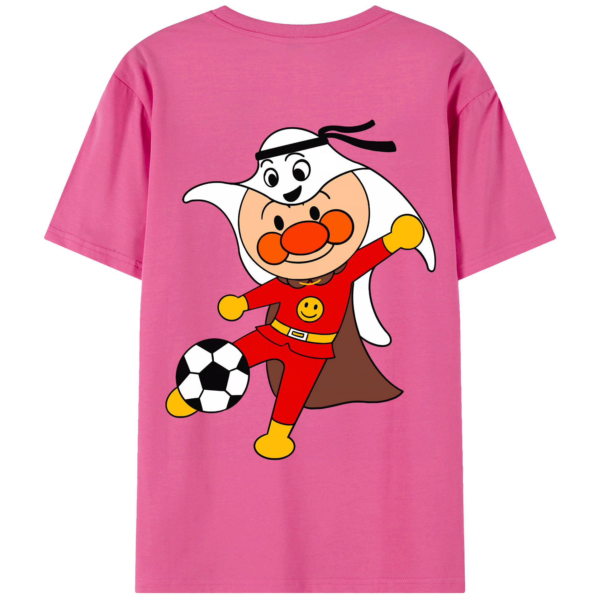 （画像用） アンパンマン Anpanman レディース半袖Tシャツ(バックプリント)