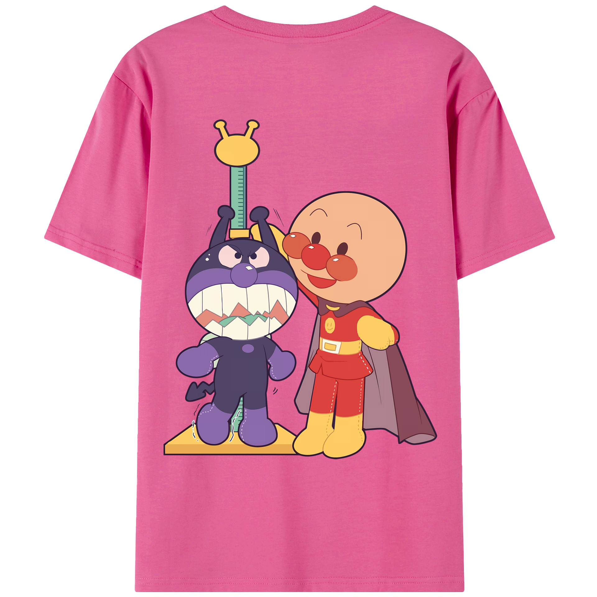 （画像用） アンパンマン Anpanman レディース半袖Tシャツ(バックプリント)