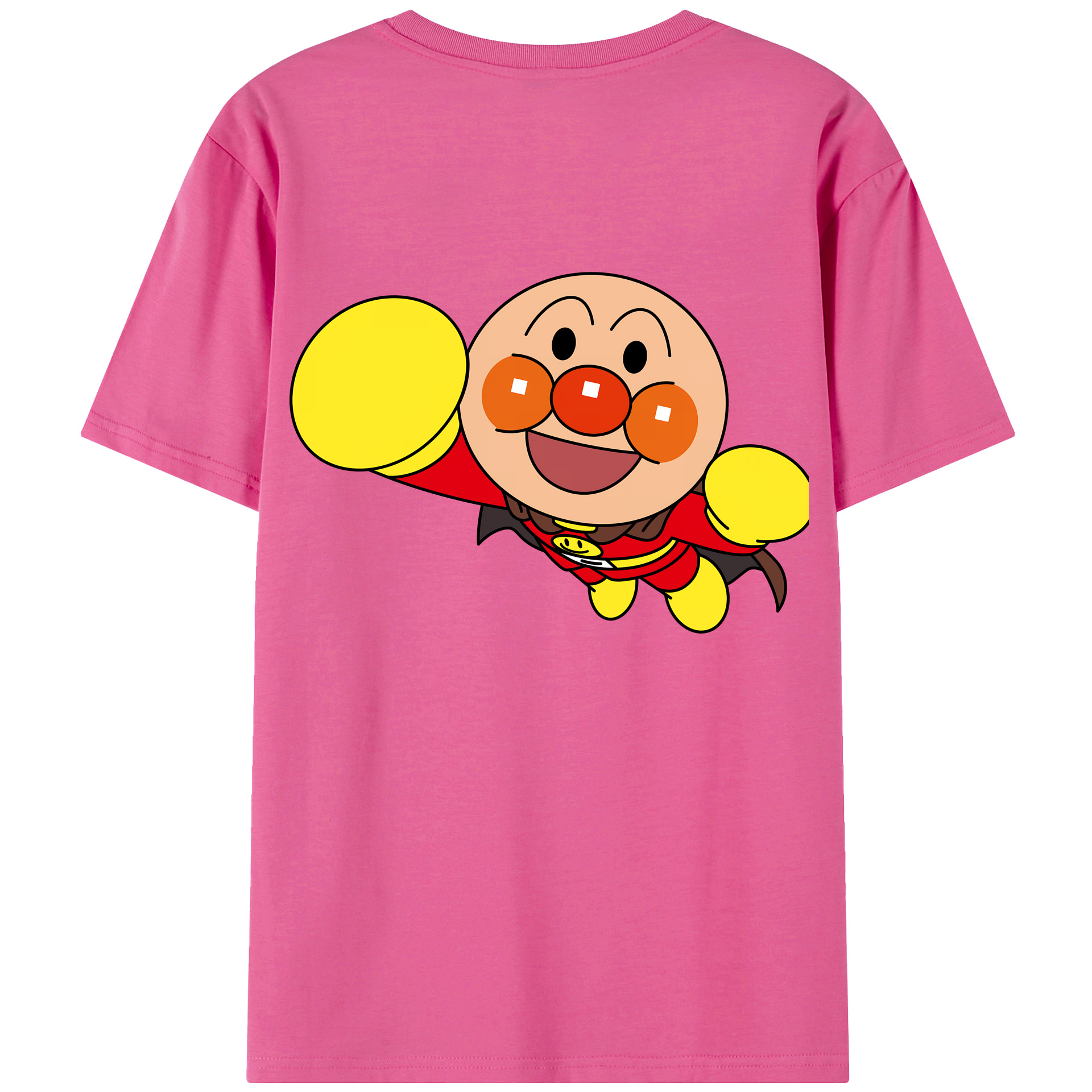 （画像用） アンパンマン Anpanman レディース半袖Tシャツ(バックプリント)