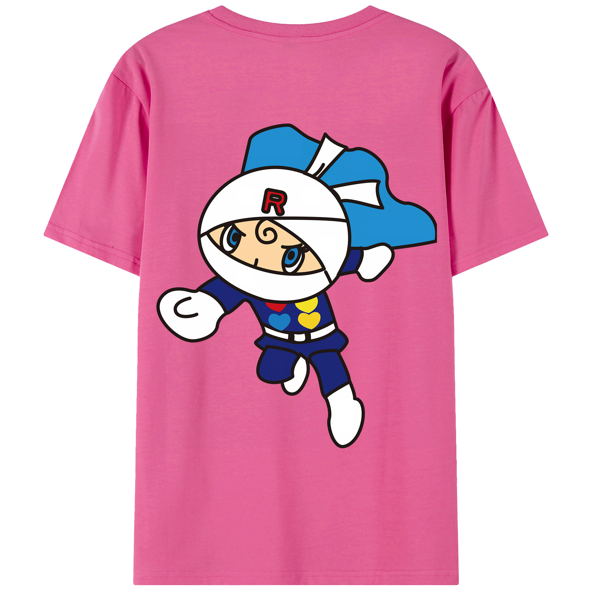 （画像用） アンパンマン Anpanman レディース半袖Tシャツ(バックプリント)