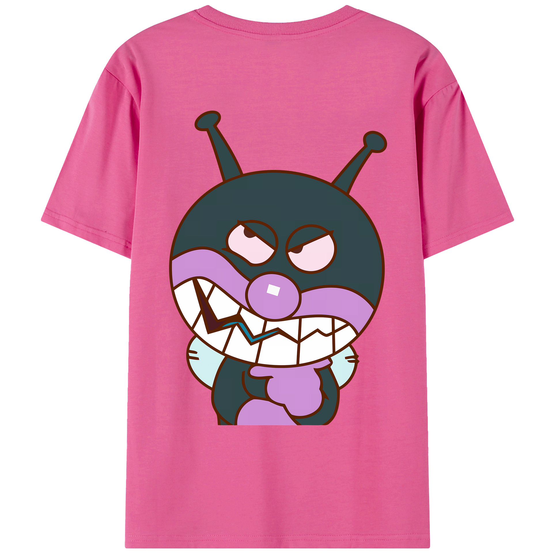 （画像用） アンパンマン Anpanman レディース半袖Tシャツ(バックプリント)