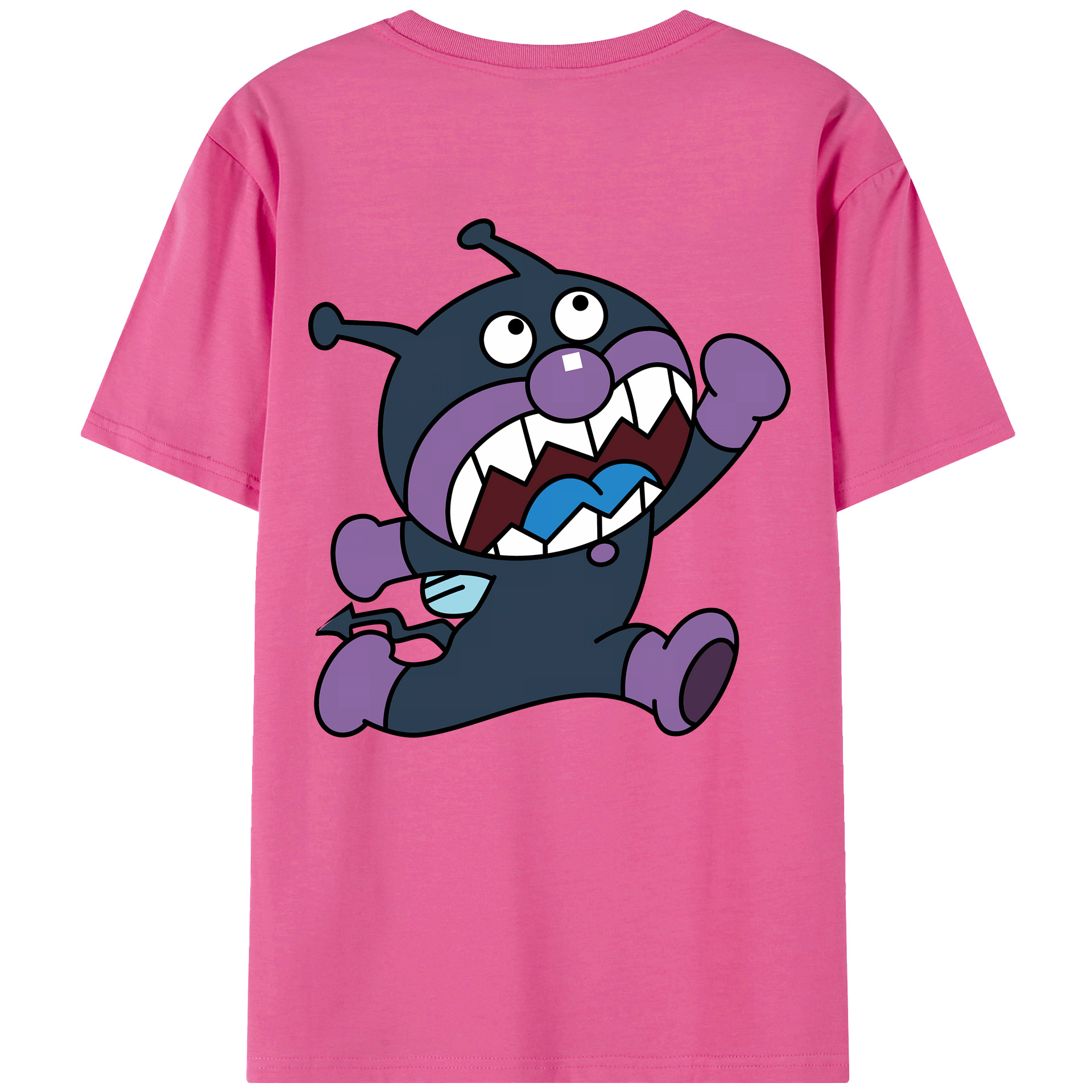 （画像用） アンパンマン Anpanman レディース半袖Tシャツ(バックプリント)