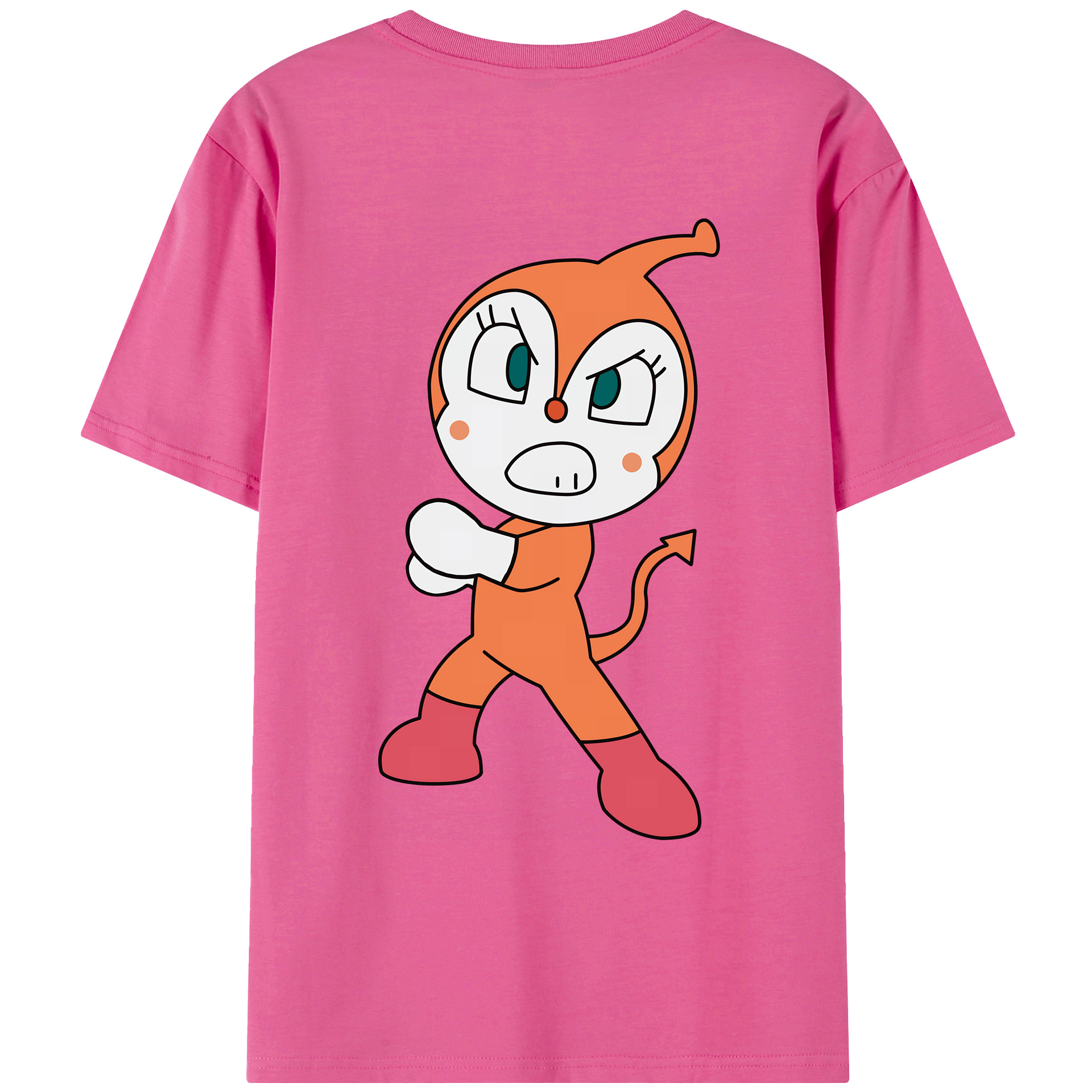 （画像用） アンパンマン Anpanman レディース半袖Tシャツ(バックプリント)