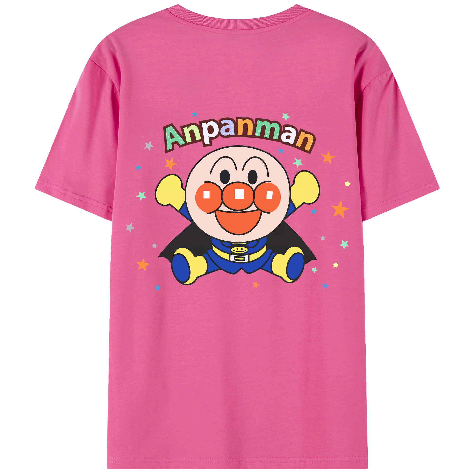 （画像用） アンパンマン Anpanman レディース半袖Tシャツ(バックプリント)