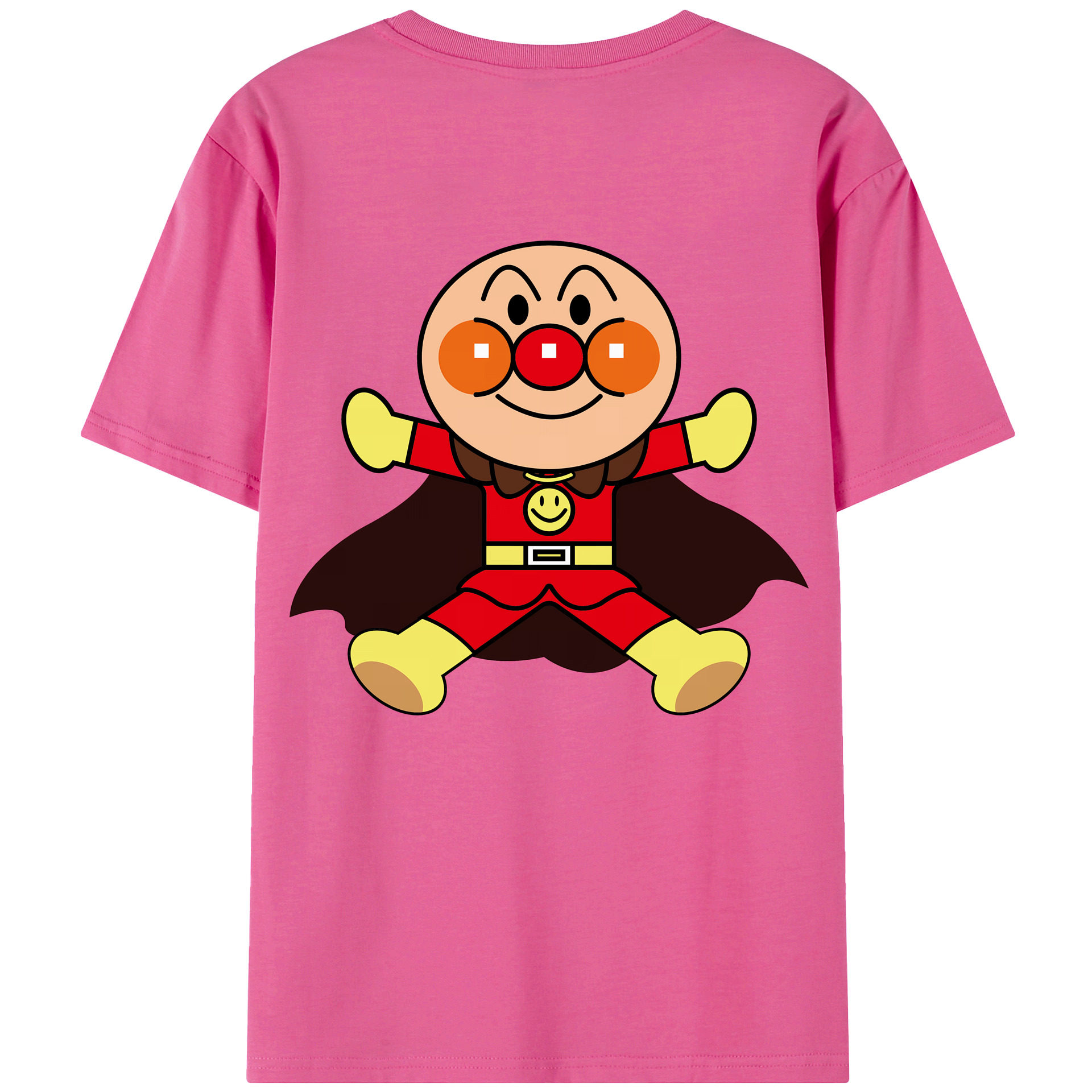 （画像用） アンパンマン Anpanman レディース半袖Tシャツ(バックプリント)