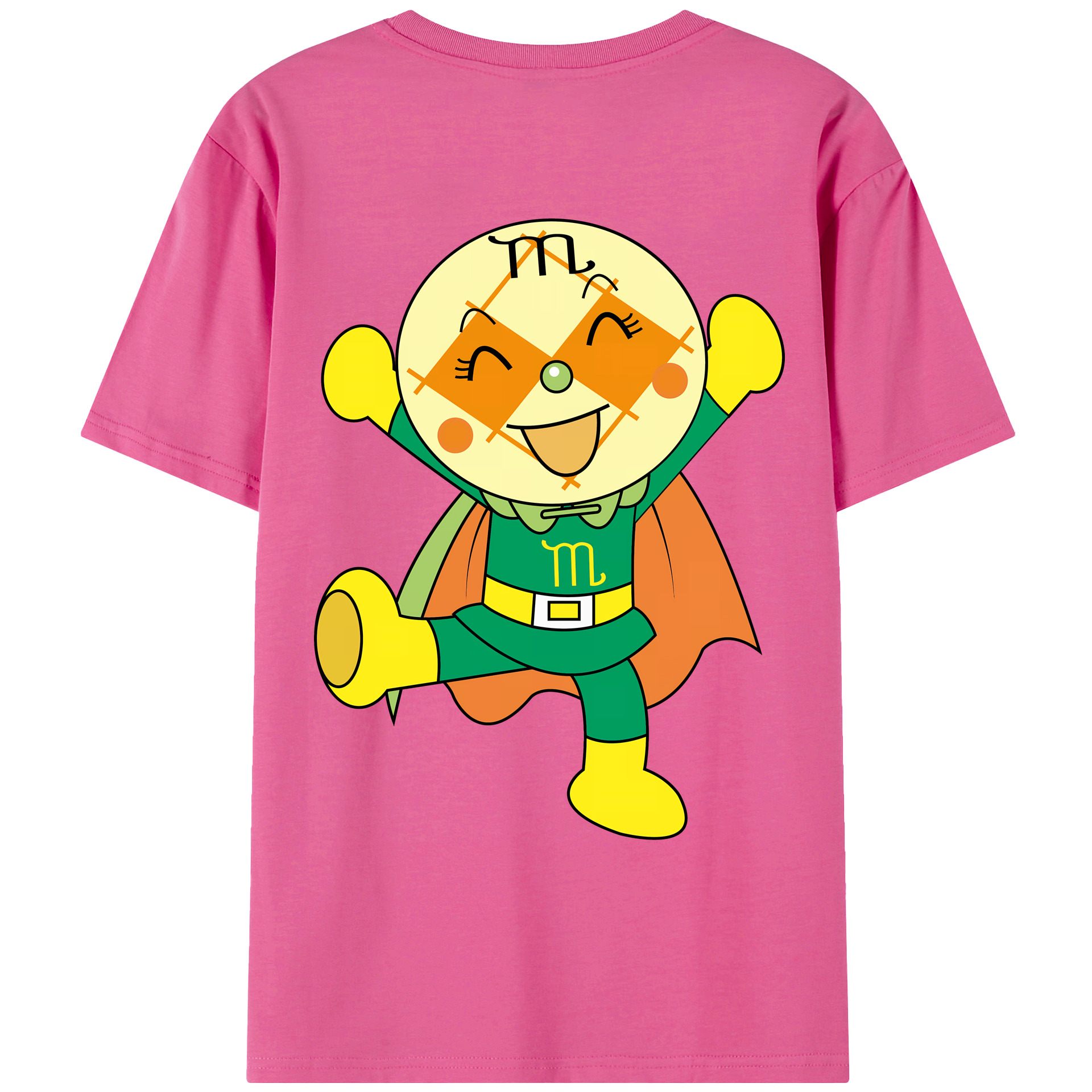 （画像用） アンパンマン Anpanman レディース半袖Tシャツ(バックプリント)