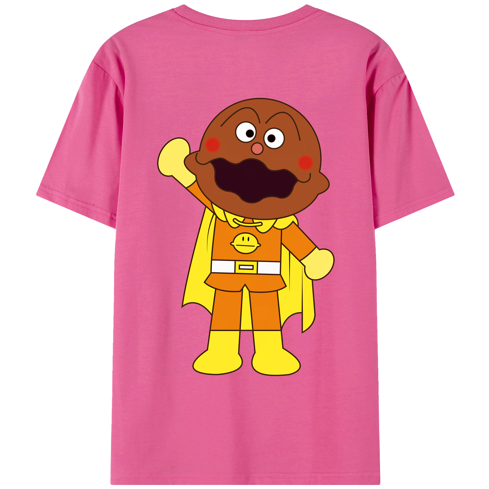（画像用） アンパンマン Anpanman レディース半袖Tシャツ(バックプリント)