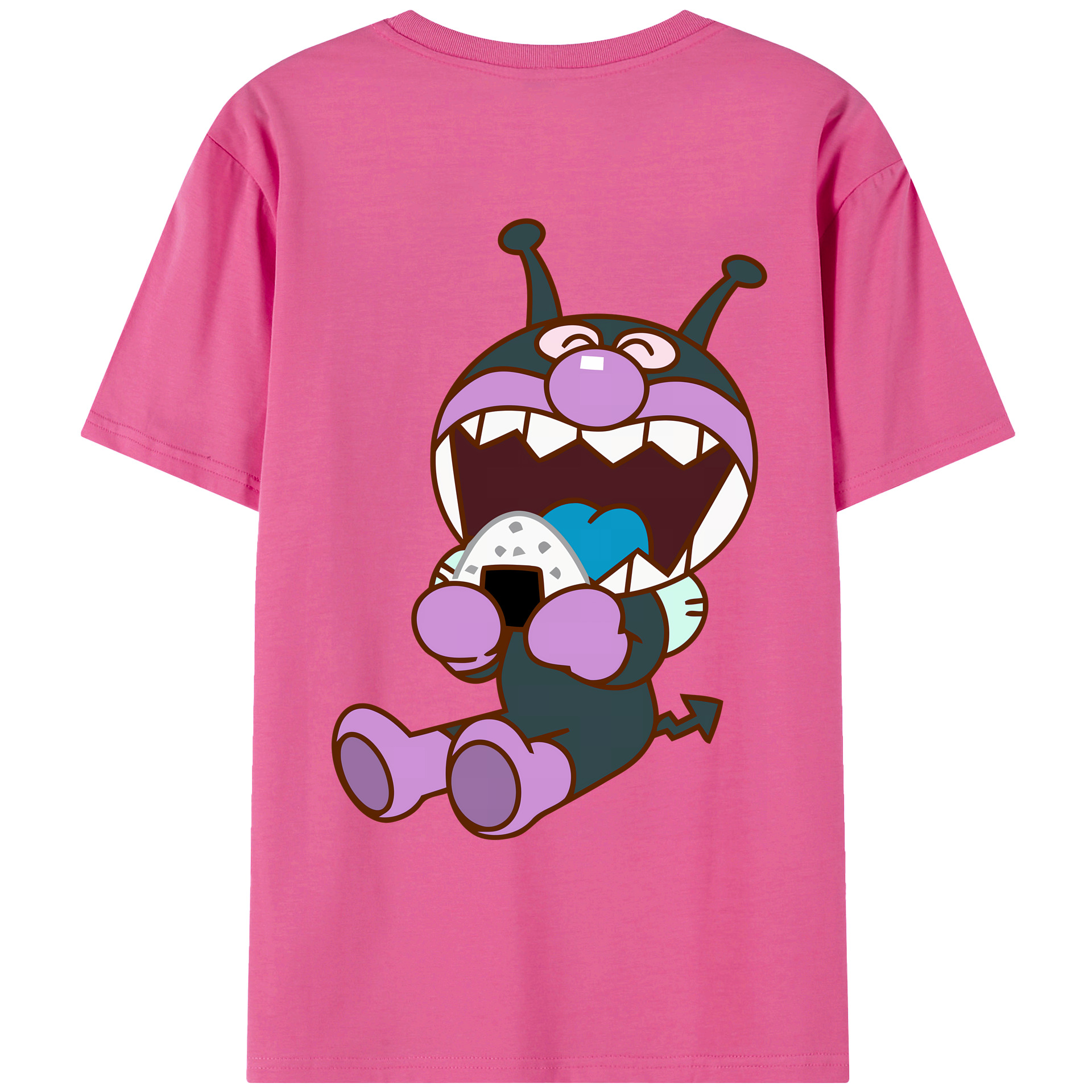 （画像用） アンパンマン Anpanman レディース半袖Tシャツ(バックプリント)