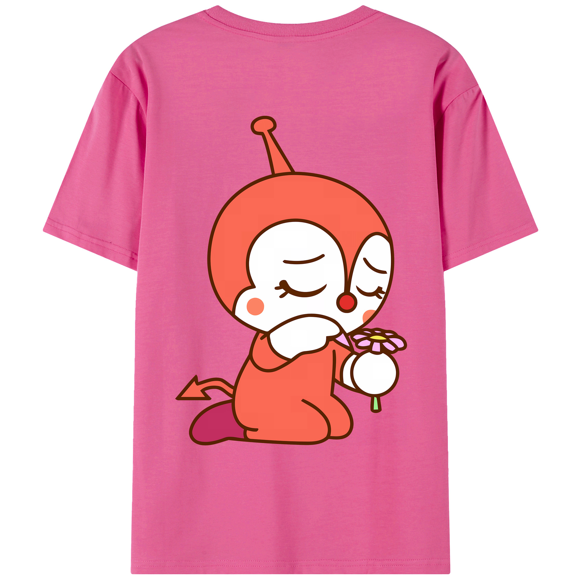 （画像用） アンパンマン Anpanman レディース半袖Tシャツ(バックプリント)