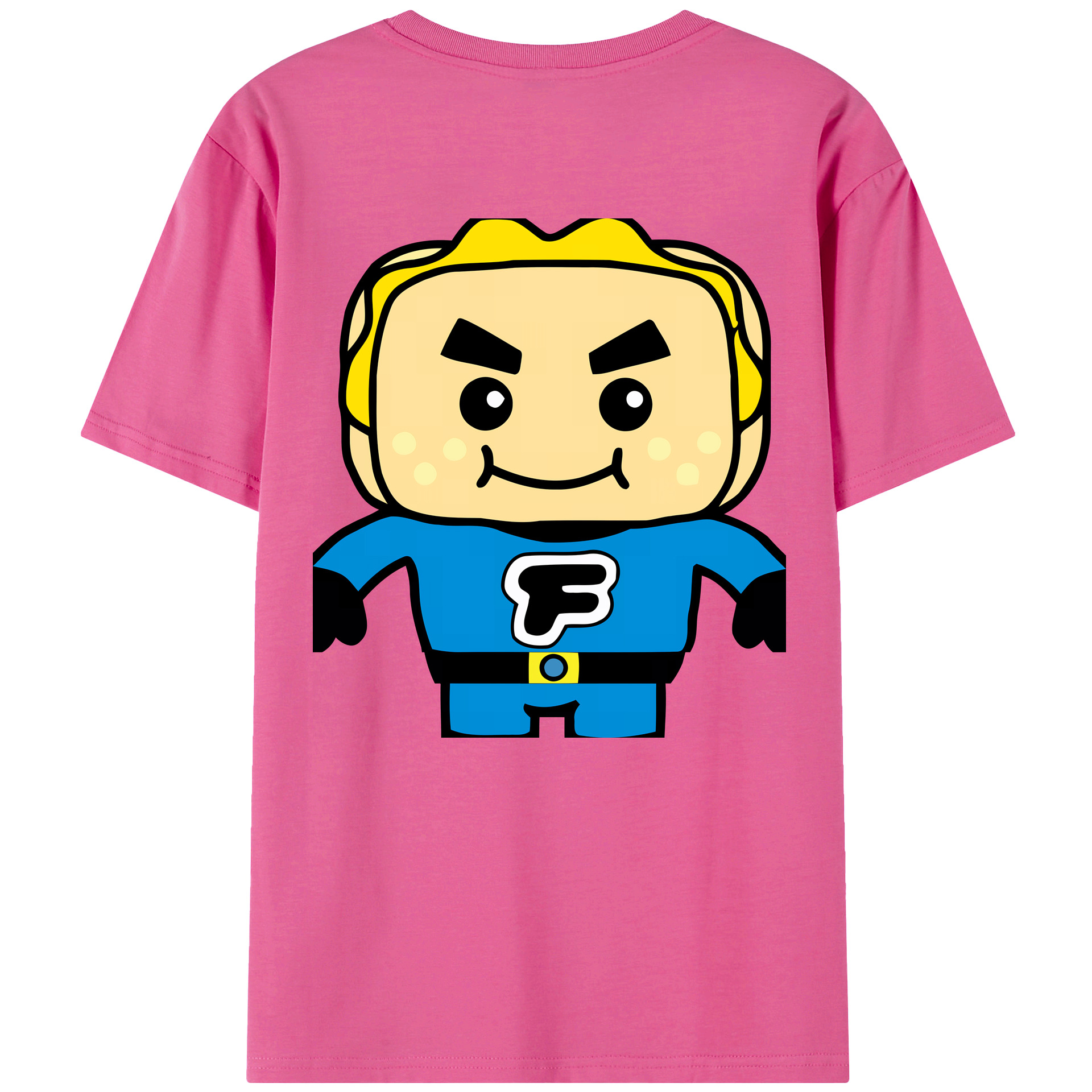 （画像用） アンパンマン Anpanman レディース半袖Tシャツ(バックプリント)