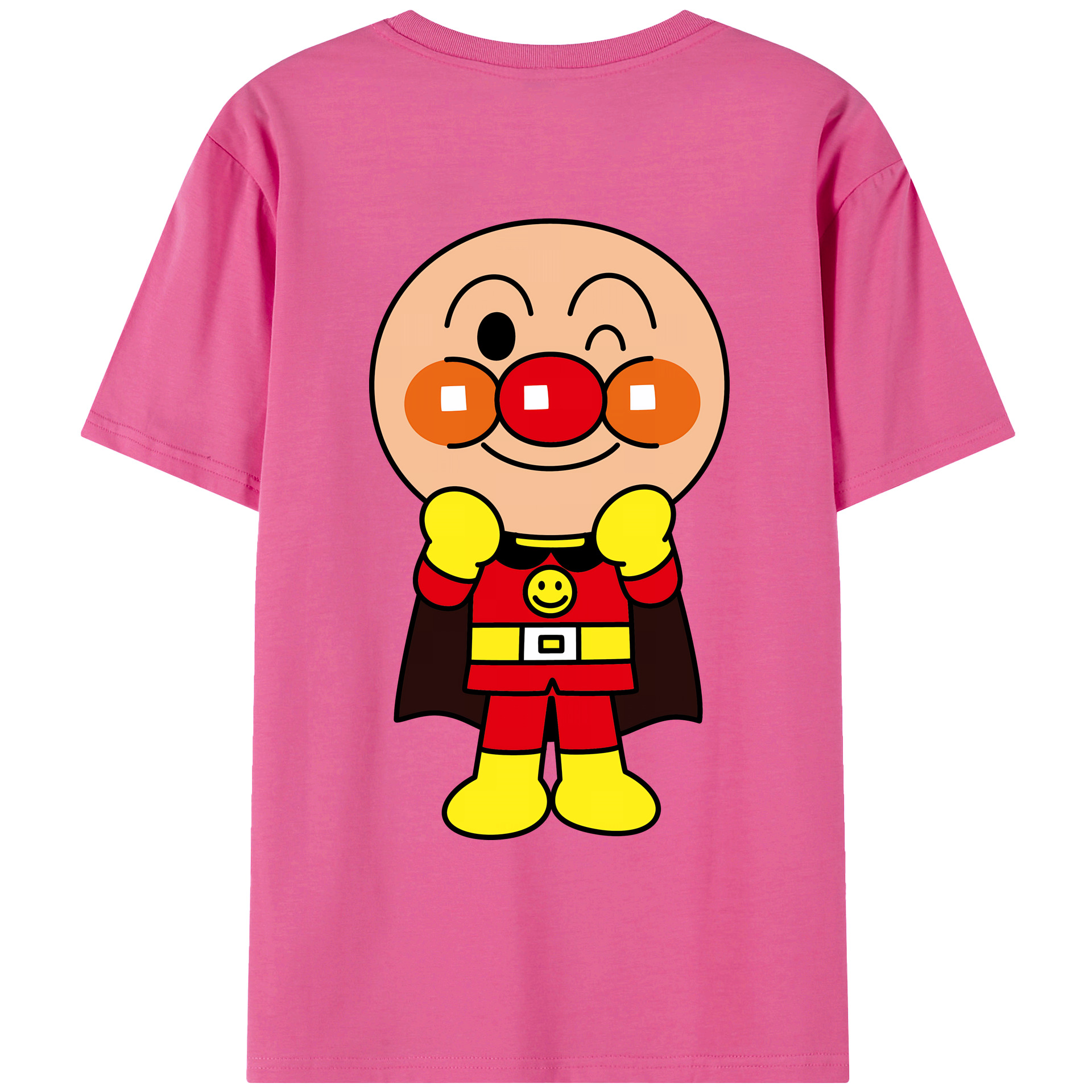 （画像用） アンパンマン Anpanman レディース半袖Tシャツ(バックプリント)